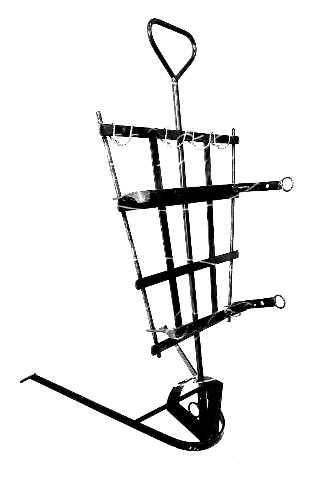 Premium Argentina Grill - Asador Cruz de Hierro Iron BBQ Grill for Outdoor Cooking | Small Size Parrilla Argentina for Backyard, Camping & Patio Parties