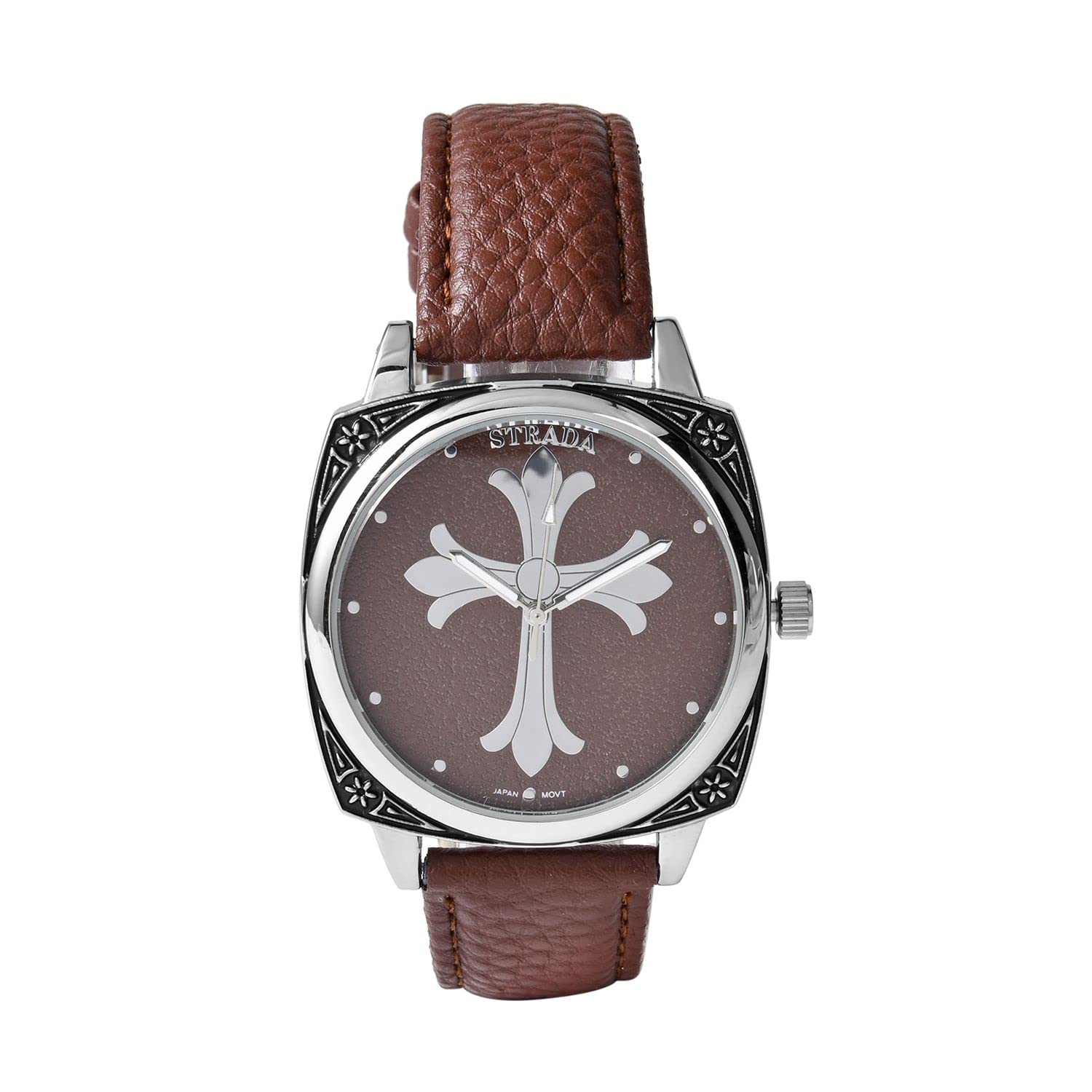 Shop LC Strada Japanese Automatic Movement Watch with Vegan Leather Strap - Elegant Dress Watch for Men & Women, Perfect Graduation Gift for Him or Her | Ideal for Formal Events, Office Wear & Special Occasions