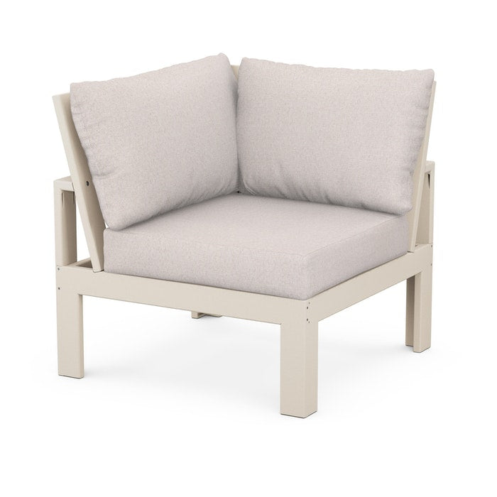POLYWOOD Modular Corner Chair - Durable Outdoor Furniture for Patio, Deck & Poolside - Weather-Resistant & Low Maintenance