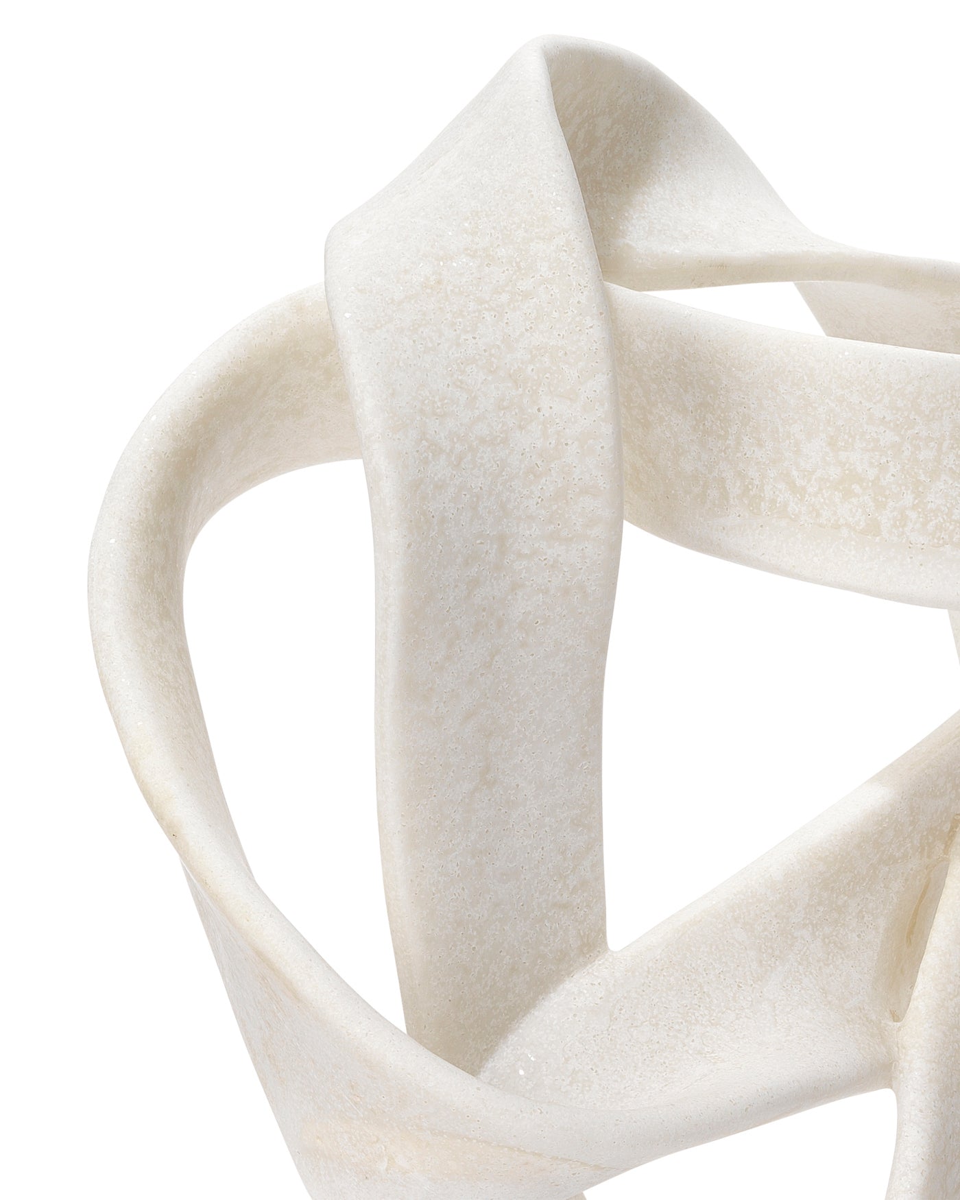 Intertwined Object On Stand - Modern Abstract Sculpture for Home & Office Decor | Perfect for Living Room, Bedroom, or Workspace