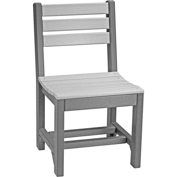 Island Side Chair - Modern Wicker Patio Dining Chair for Outdoor, Garden, Poolside & Porch Use - Lightweight & Durable Rattan Furniture for Backyard, Deck & Balcony