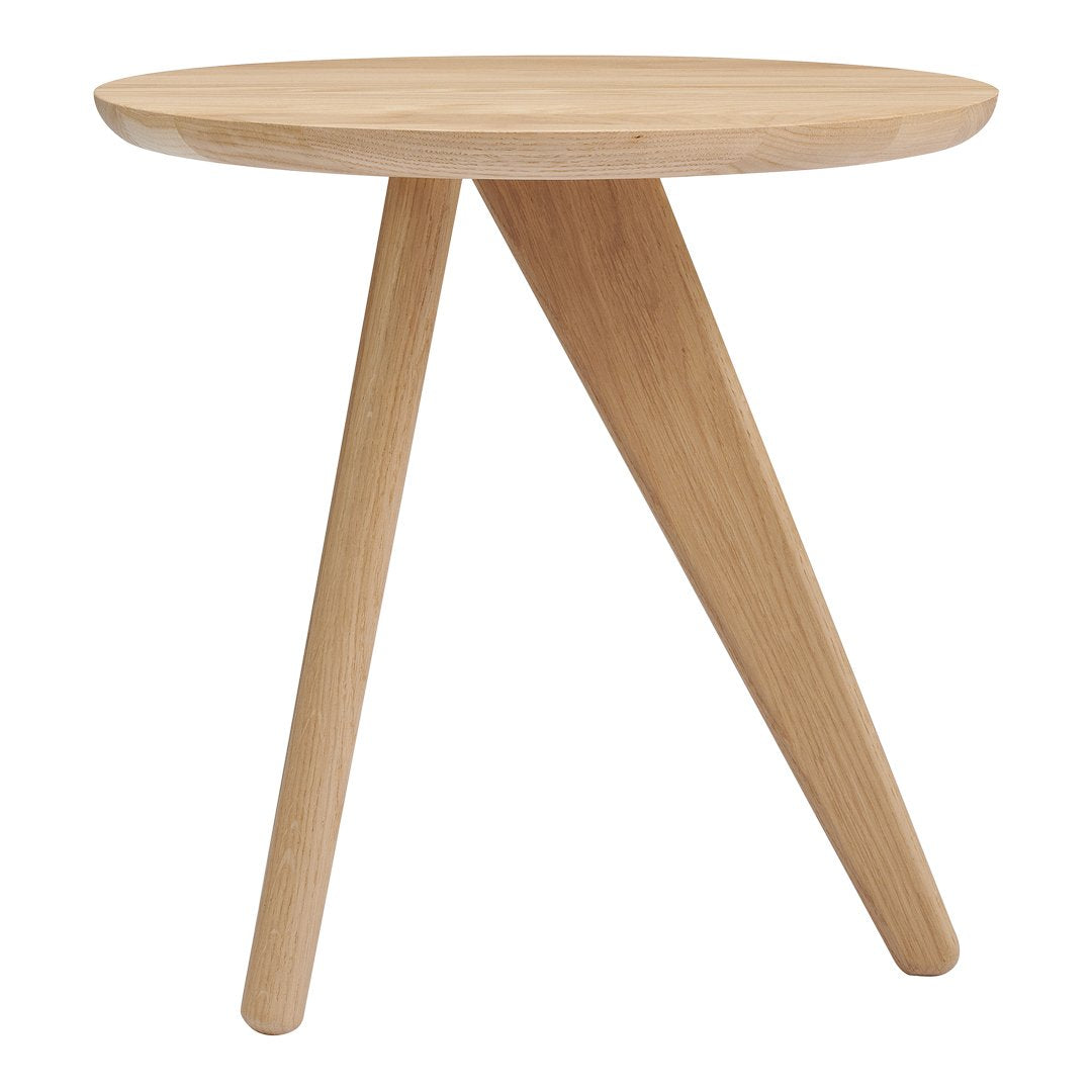 Hansen Hyldahl Fin Side Table by Norr11 - Modern Scandinavian End Table for Living Room, Bedroom & Office