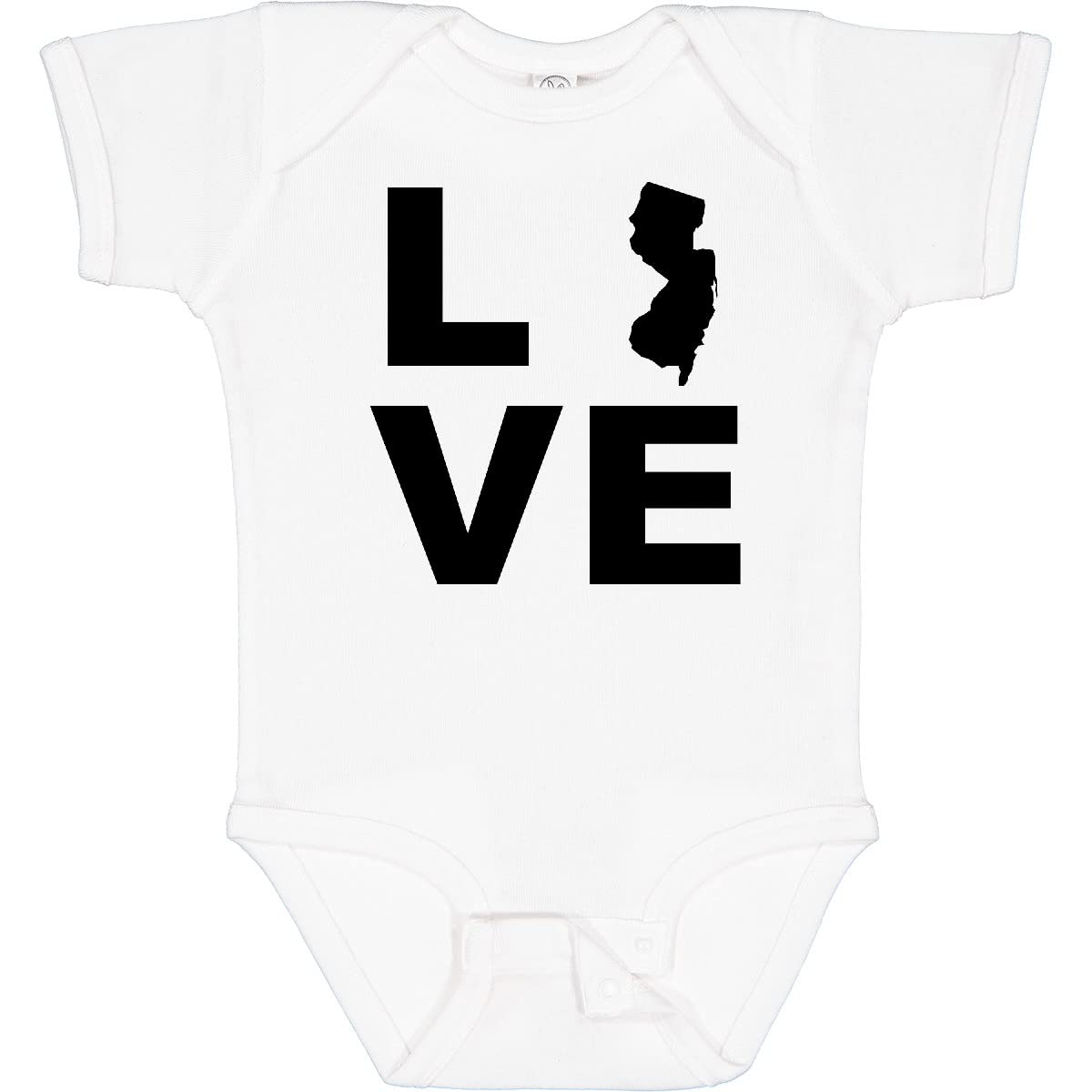 Inktastic Love New Jersey Baby Bodysuit - Cute & Comfortable Infant Onesie for Boys & Girls - Perfect for Newborn Photos, Baby Showers & Everyday Wear