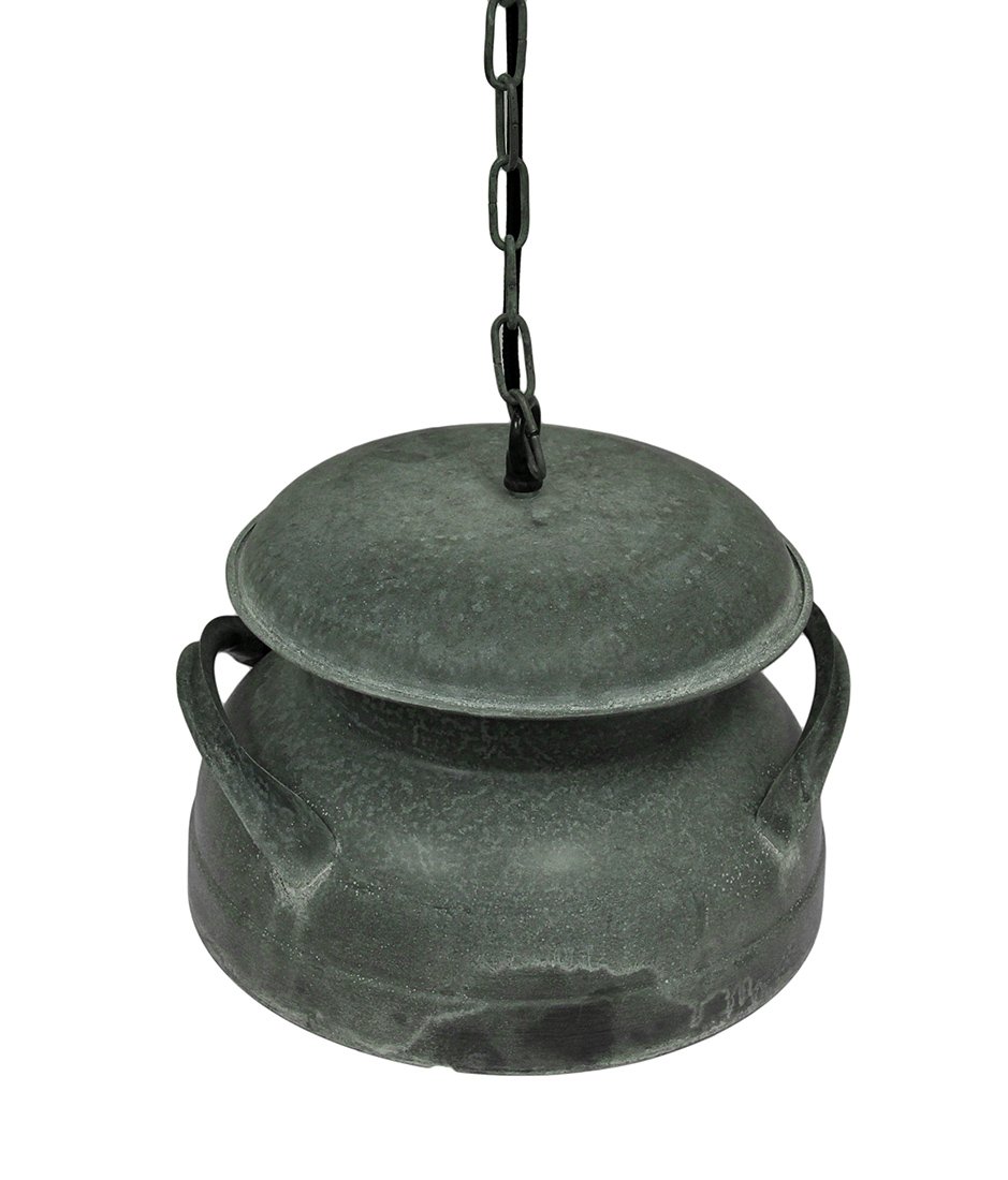 Vintage Weathered Zinc Milk Can Pendant - Rustic Country Tinware Jewelry for Women - Perfect for Farmhouse Decor, Western Fashion & Cowgirl Accessories