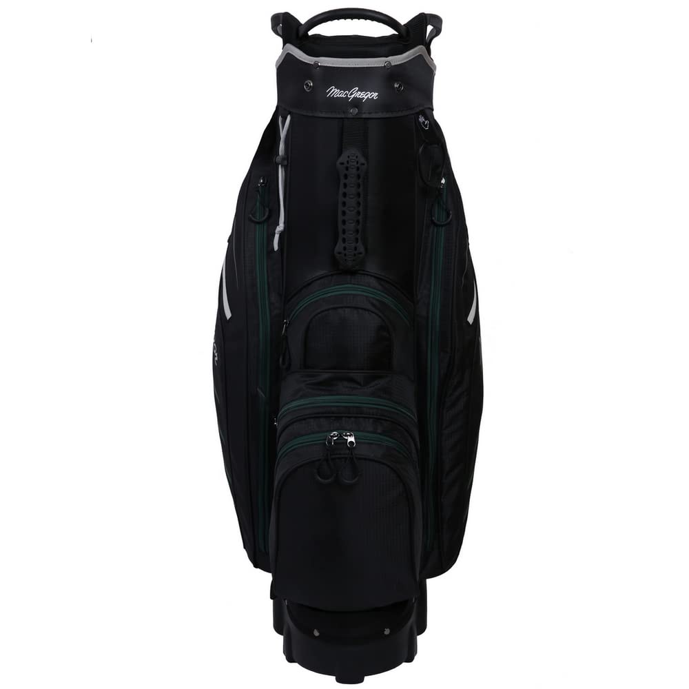 MacGregor Golf VIP Cart Bag with Built-in Wheels & Handle - 14-Way Divider Top - Lightweight Golf Stand Bag for Men & Women - Perfect for Golf Carts & Push Carts