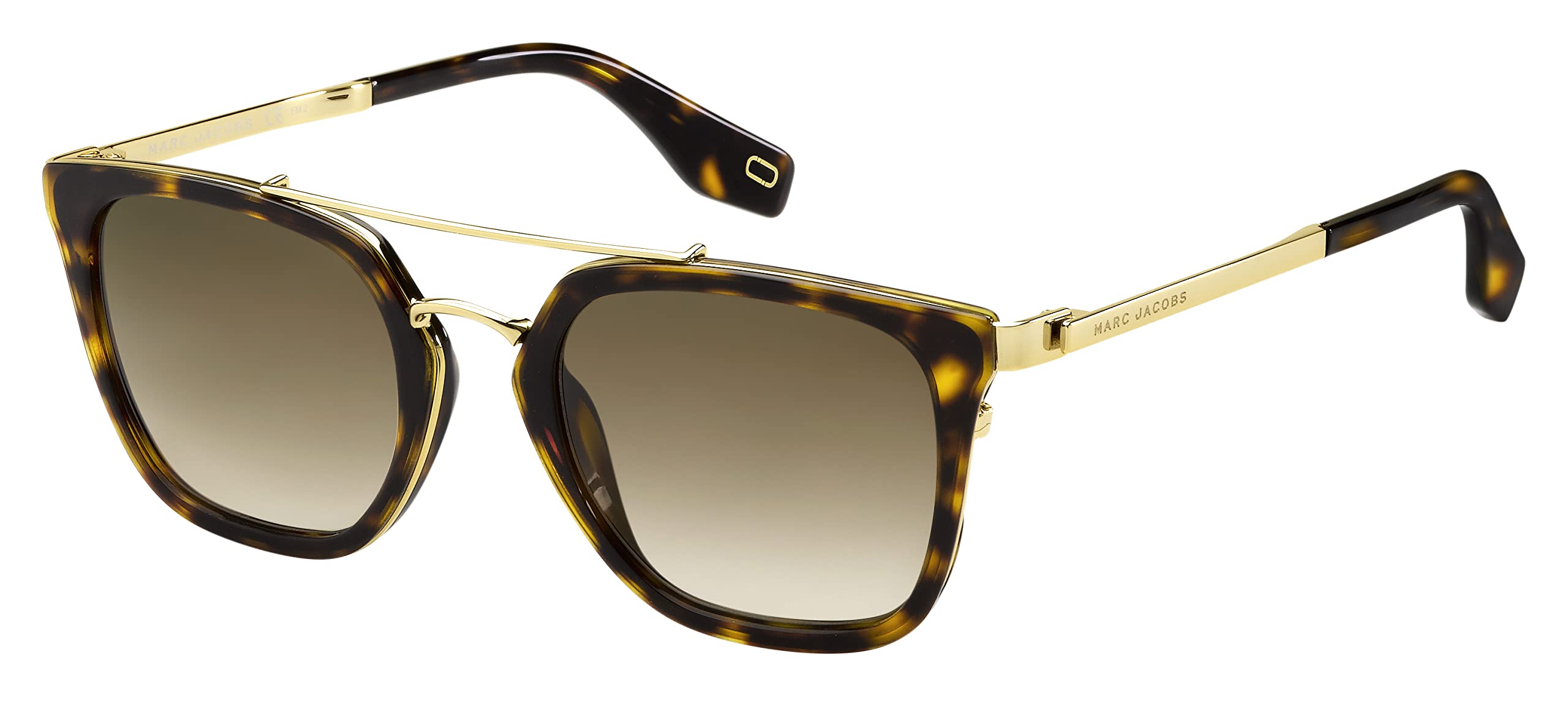 Marc Jacobs Marc 270/S Square Sunglasses for Men - UV Protection Polarized Aviator Style - Perfect for Driving, Beach & Outdoor Activities