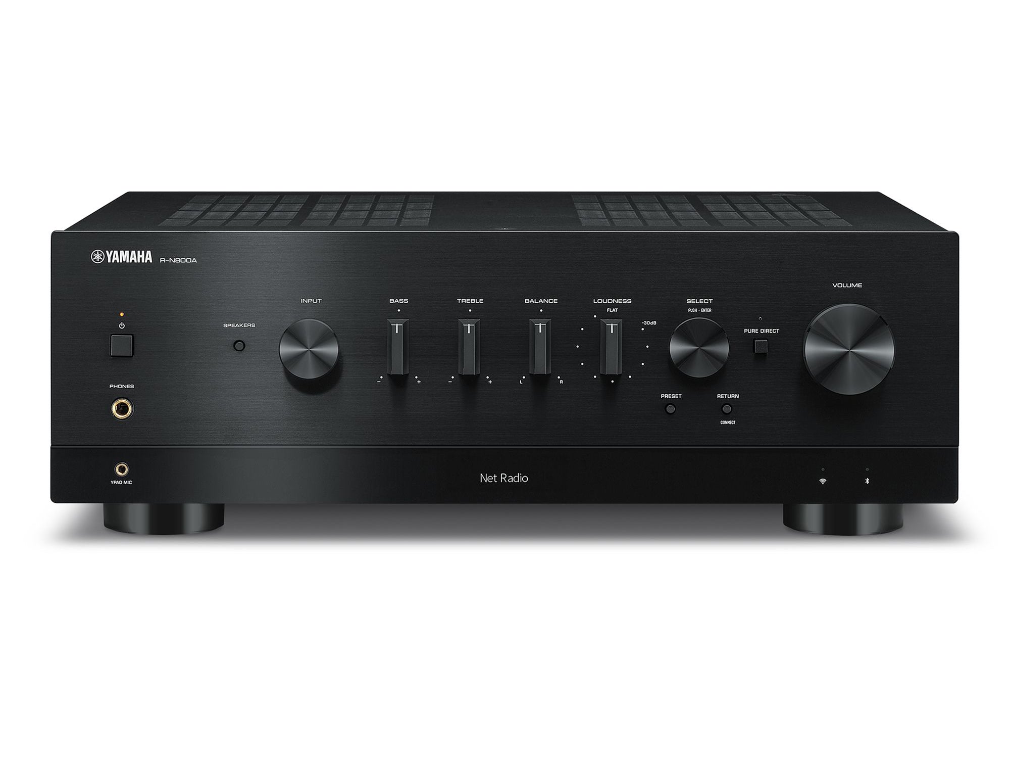Yamaha R-N800A Stereo Integrated Amplifier - High-Fidelity Audio for Home Theater & Music Listening