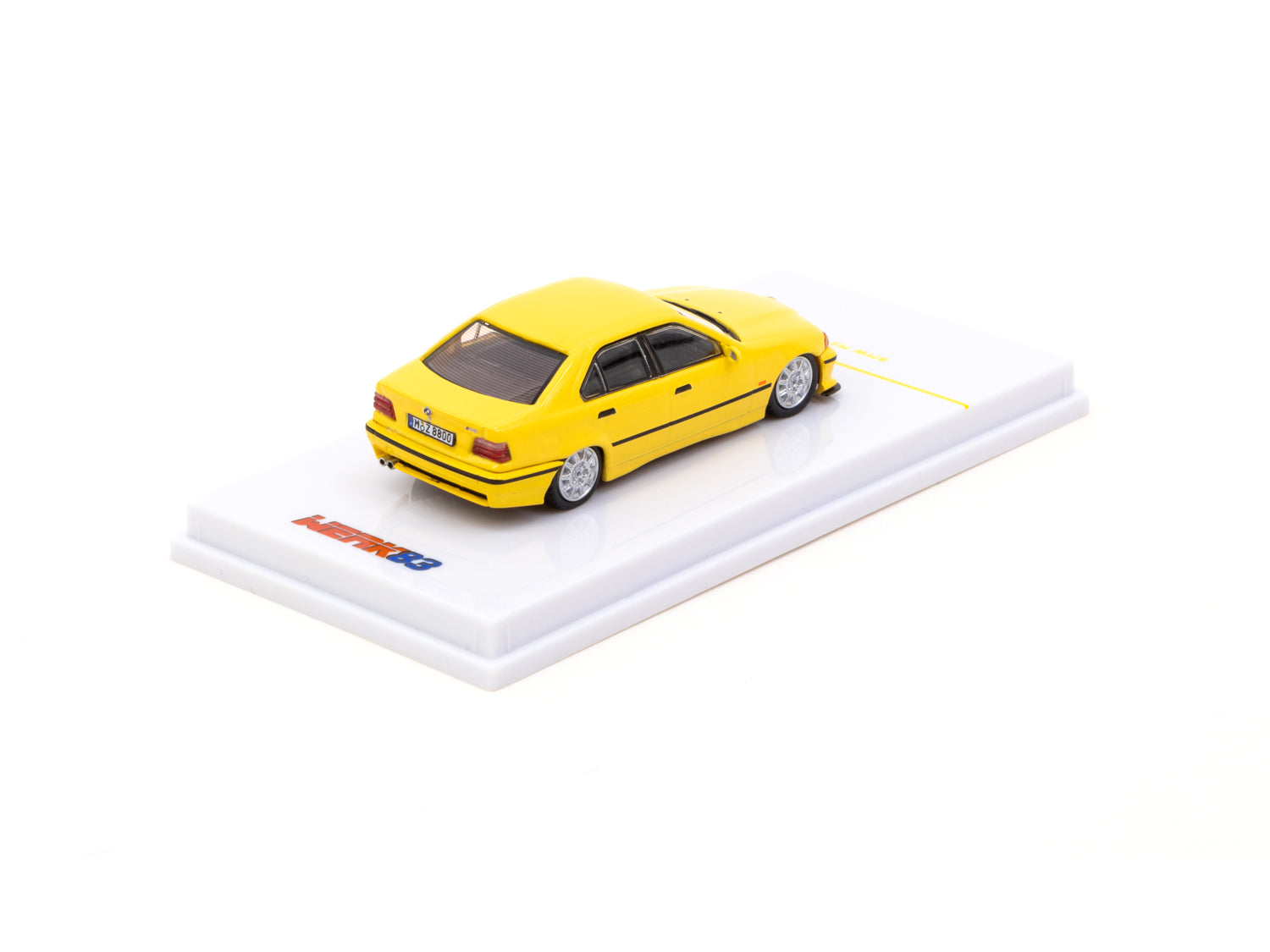 1/64 Scale BMW M3 Sedan Diecast Model Car - Yellow - Collectible Toy for Kids & Adults - Perfect for Display, Gifts & Racing Scenes