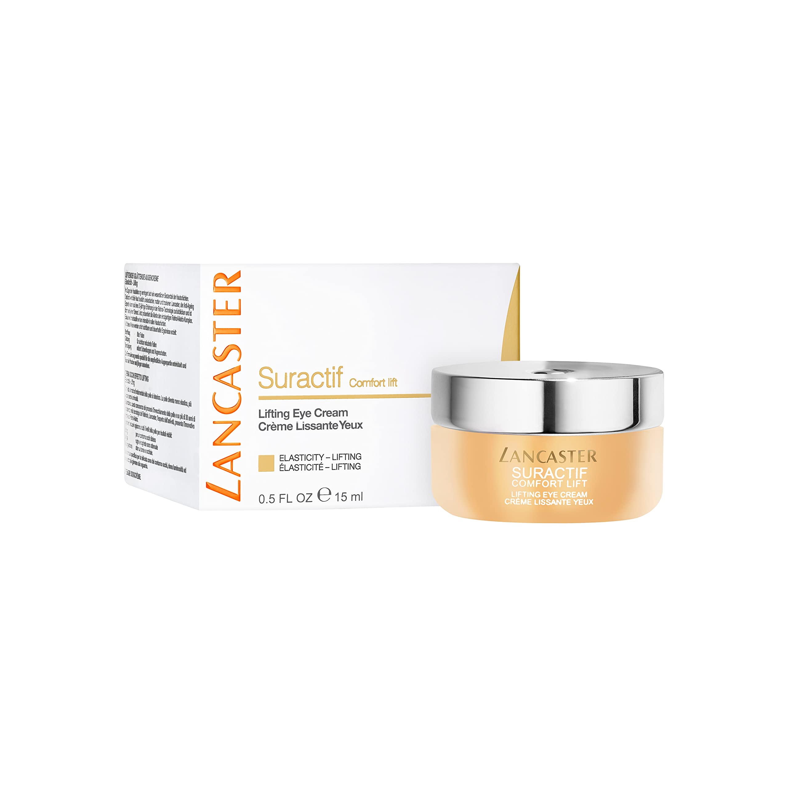 Lancaster Suractif Comfort Lift Lifting Eye Cream - Anti-Aging & Wrinkle Reduction (1 Count) | Perfect for Dark Circles & Puffy Eyes | Day & Night Use