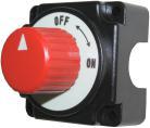 12V Mini Battery Isolator Switch with Knob - Perfect for Marine, RV, and Off-Grid Power Systems