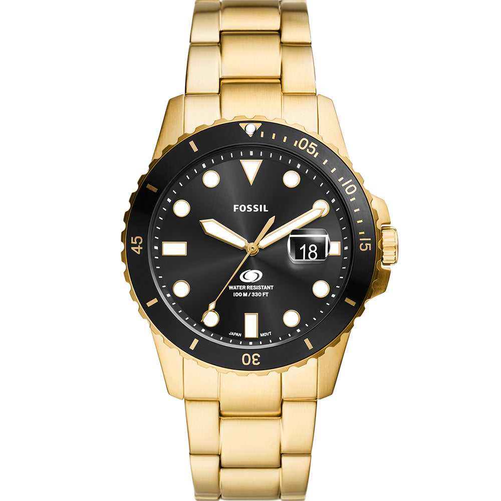 Fossil Blue FS6035 Men's Stainless Steel Watch - Waterproof, Durable & Stylish for Everyday Wear, Business & Casual Outfits