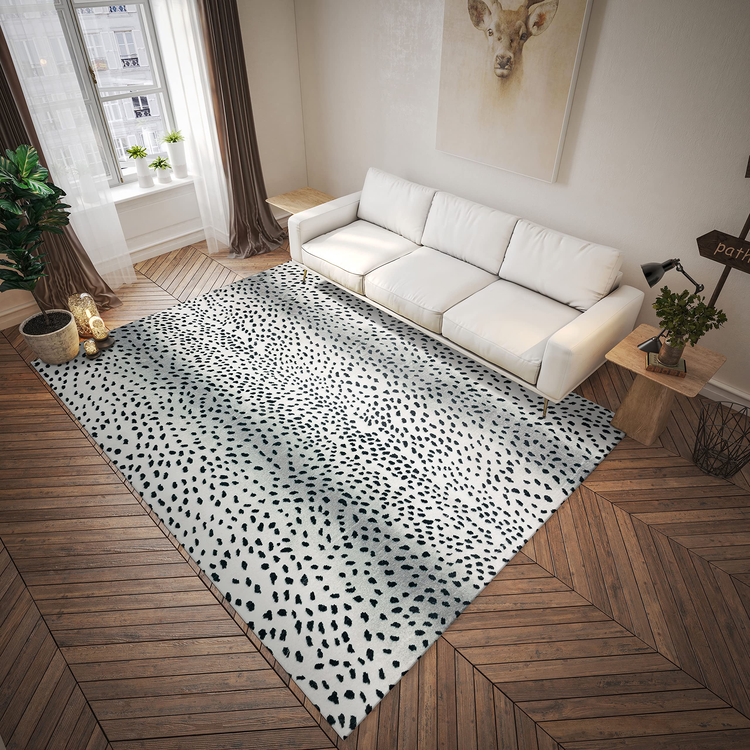 Addison Rugs Safari ASF33 Pearl Washable 1'8