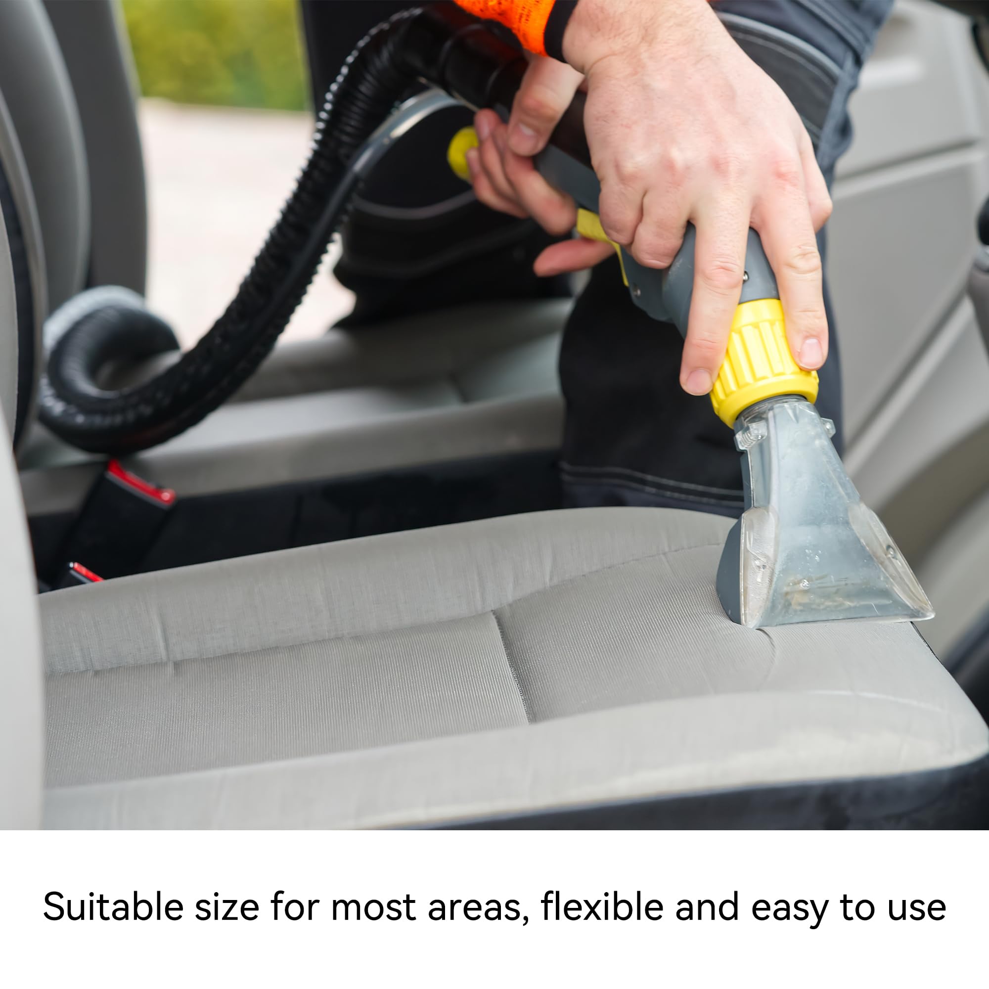 40mm Inner Diameter Central Vacuum Hose - Durable Plastic & Flexible Collection Hose for Home & Commercial Cleaning Systems - Perfect for Hard Floors, Carpets & Tight Spaces