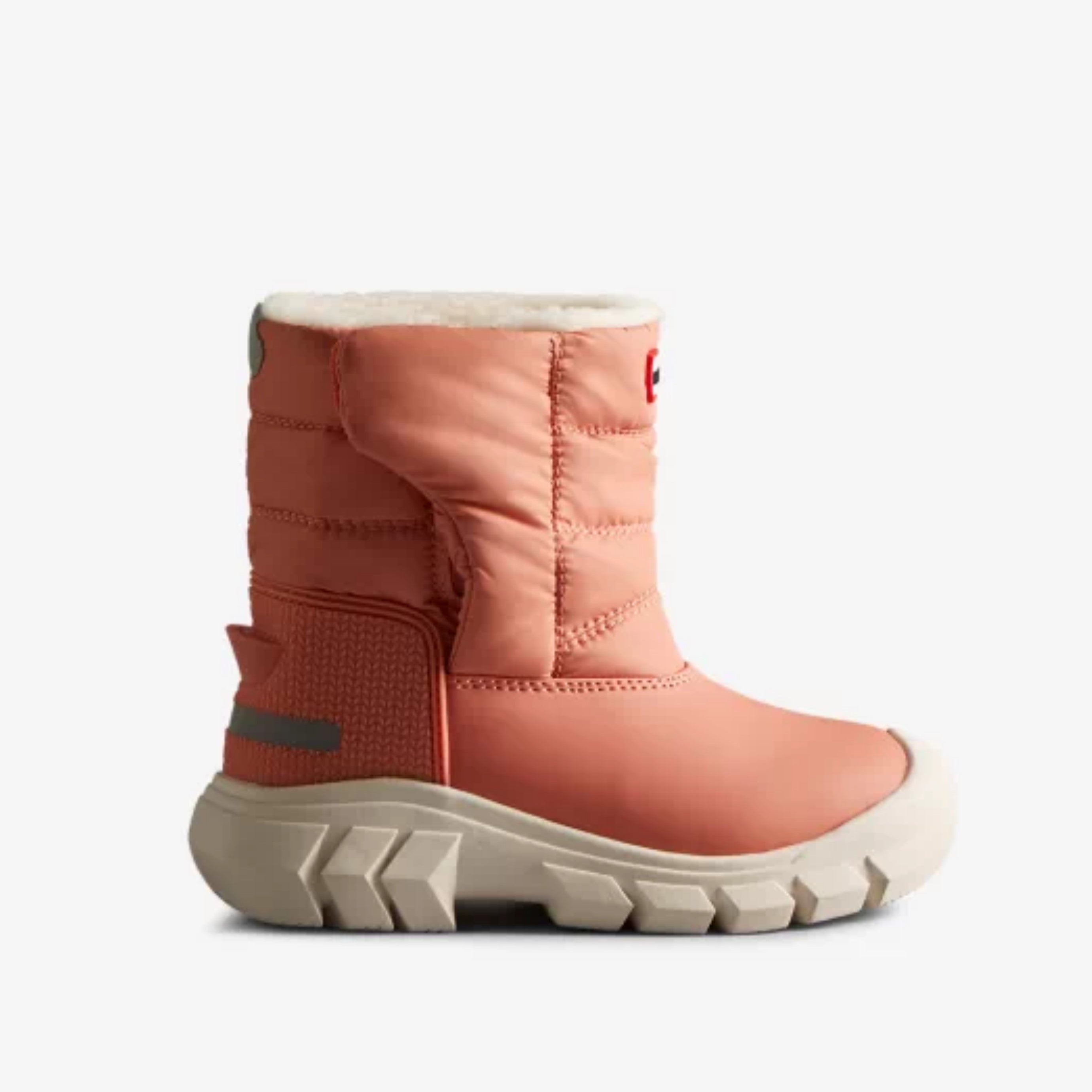 Big Kids Insulated Intrepid Snow Boots - Waterproof Winter Boots for Boys & Girls (Rough Pink/White Willow) - Perfect for Snow Play, Sledding & Cold Weather Adventures