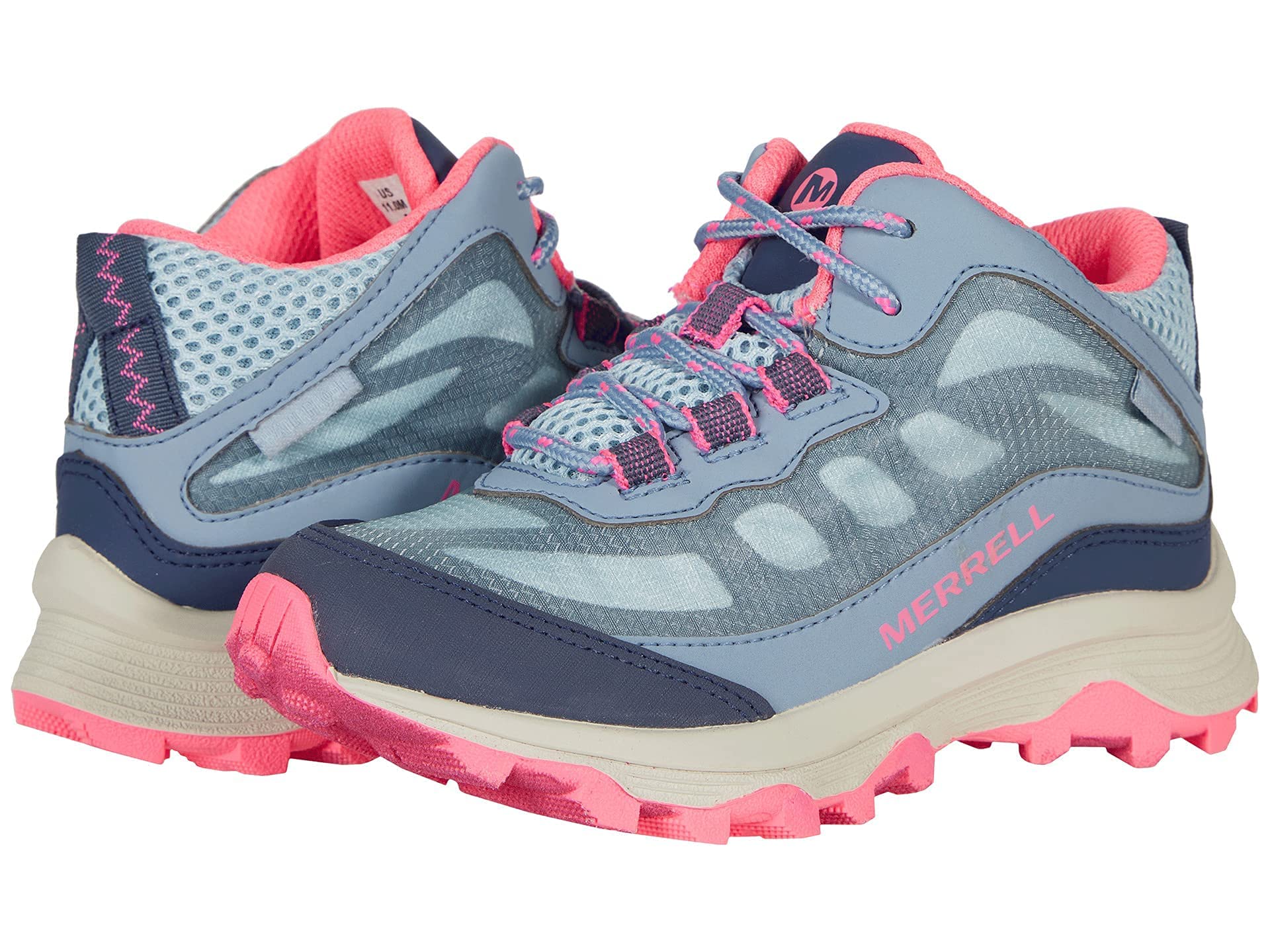 Merrell Kids Moab Speed Mid Waterproof Hiking Boots - Lightweight & Durable Outdoor Shoes for Boys & Girls - Perfect for Hiking, Camping & Trail Adventures