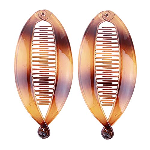 Stylish Ponytail Updo Hair Clip - Durable & Flexible Comb Hair Holder for Women & Girls - Adjustable Headband for Everyday, Workout, and Party Hairstyles