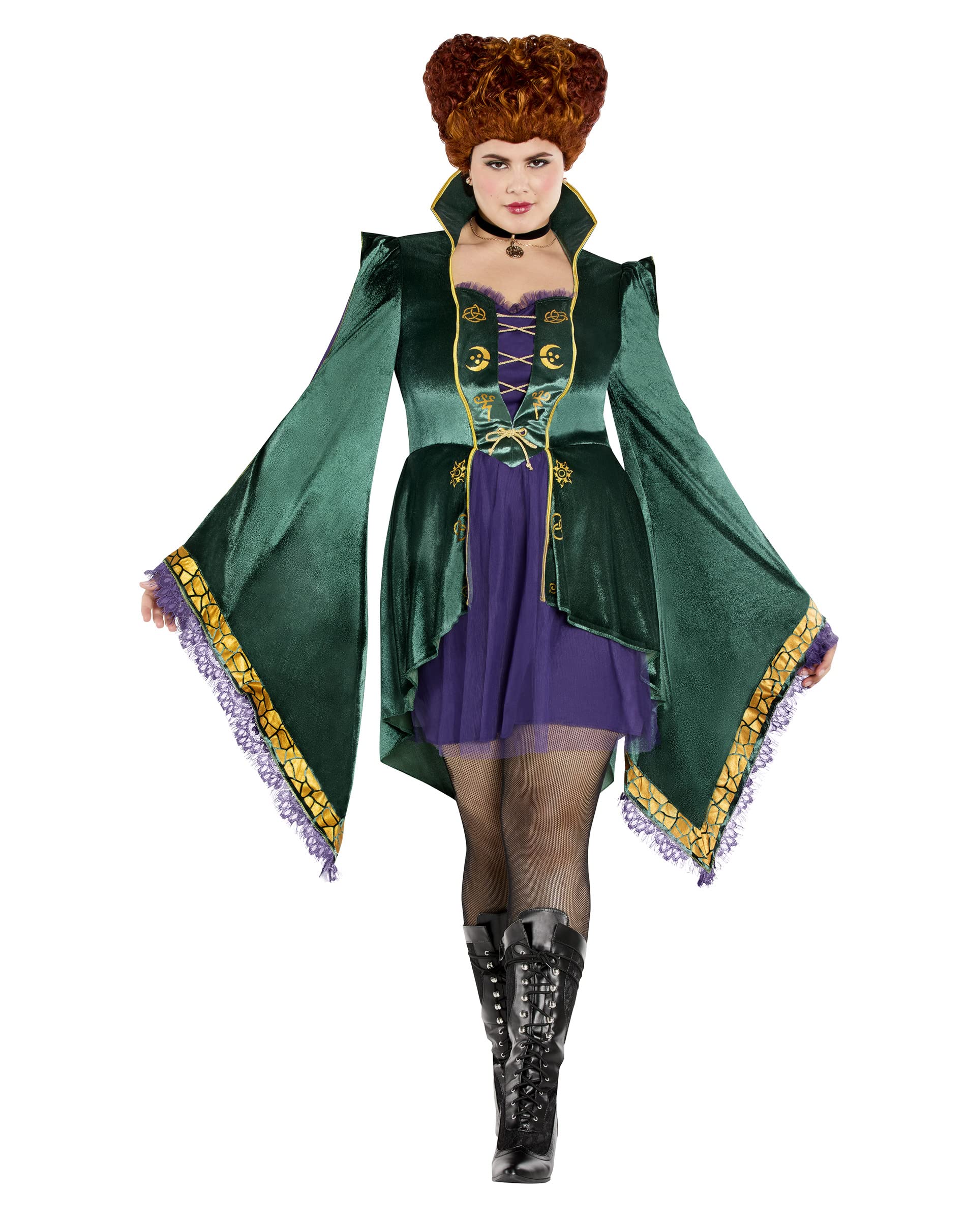 Hocus Pocus Winifred Sanderson Dress - Adult Witch Costume for Halloween & Cosplay