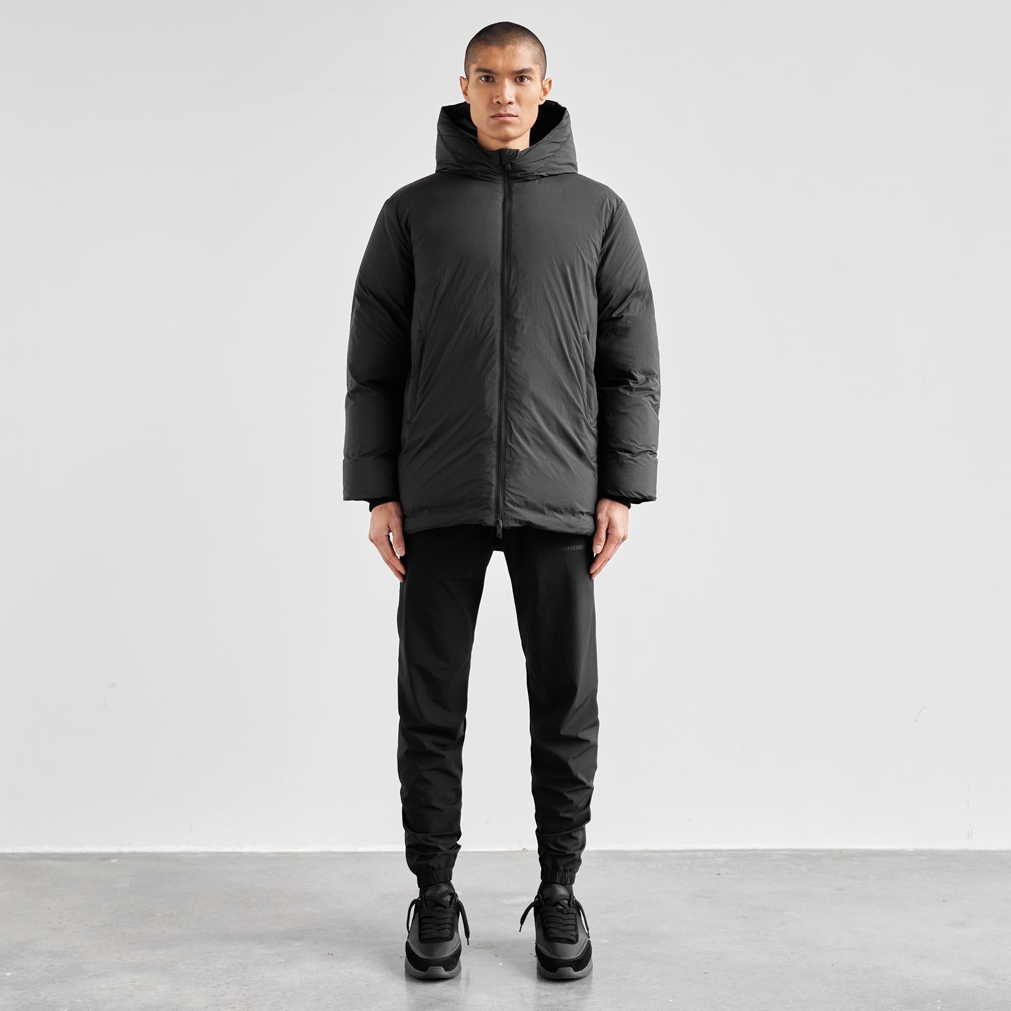 Black Puffer Parka Jacket for Women & Men - Lightweight Winter Coat for Cold Weather, Outdoor Activities & Daily Wear