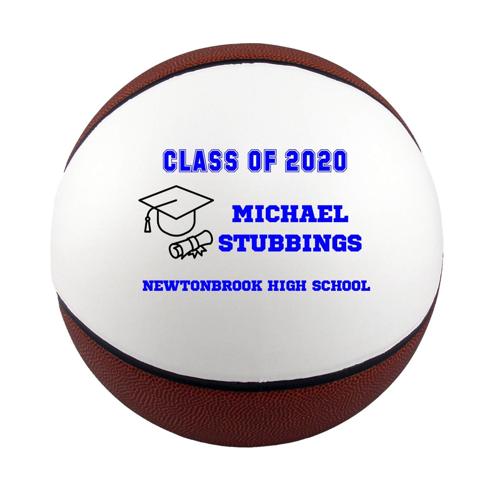 Custom Personalized 2023 Graduation Basketball - High School Senior Gift for Boys & Girls - Class of 2023 Commemorative Keepsake - Perfect for Graduation Parties & School Memorabilia