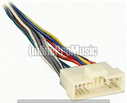 Kia Radio Wiring Harness A932-1003 for 1995-2003 Models - Power & 4 Speaker Installation - Perfect for Car Audio Upgrades & DIY Stereo Replacement