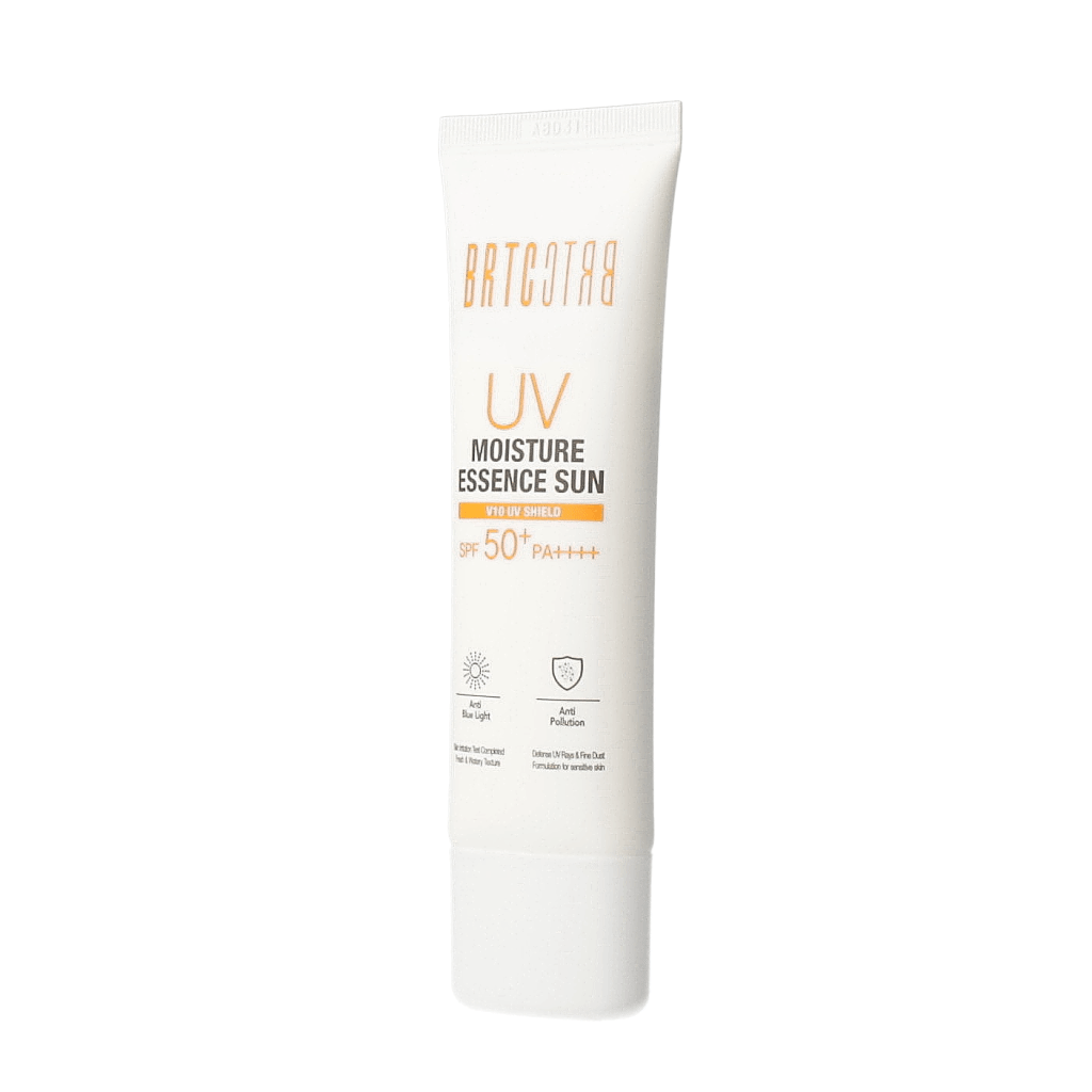 BRTC V10 UV Shield Moisture Essence Sunscreen SPF50+ PA++++ 50g - Hydrating Facial Sun Protection for Daily Use, Outdoor Activities & Travel
