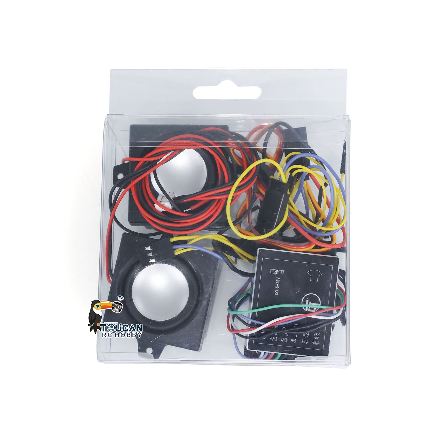 1/14 1/12 Scale RC Excavator Sound System Speakers - Compatible with Hydraulic Remote Controlled Digger Models | DIY Hobby Parts for Construction Simulation & RC Vehicle Enthusiasts | Perfect for Realistic Sound Effects in RC Construction Play & Display Scenes