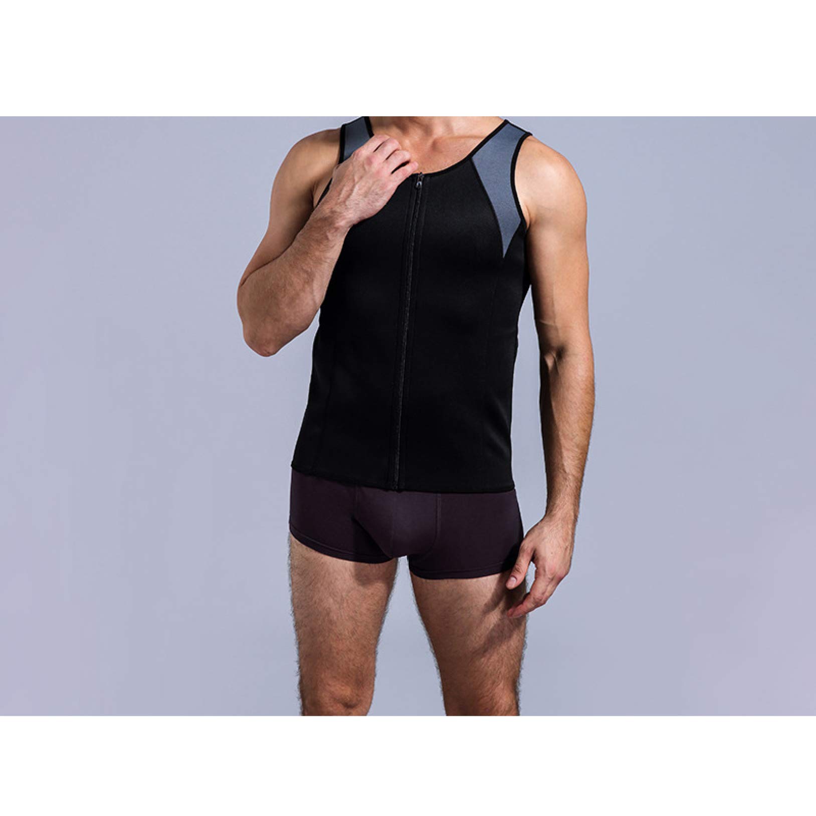 Seamless Men's Waist Trainer Shapewear - Tummy Fat Burner & Body Shaper for Liposuction Recovery - Slimming Underwear for Workout, Postpartum & Everyday Use