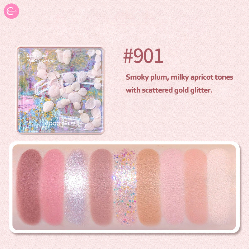 GOGOTALES Secret Garden Matte Pearl Glitter Eyeshadow Palette - 18 Color Highly Pigmented Makeup Set for Professional & Everyday Use | Perfect for Party, Wedding & Special Occasion Makeup Looks
