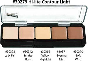 Graftobian HD Cream Palette - Professional Makeup Foundation for High Definition Coverage - Perfect for Film, Photography & Special Effects