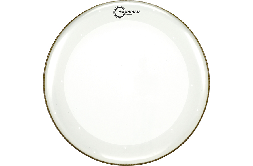 Aquarian Force I Bass Drum Batter Head - Clear 22 Inch Drumhead for Professional Drummers | Perfect for Live Performances, Studio Recording & Drum Kits