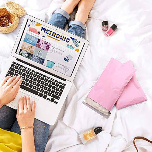 6x9 Poly Mailer Envelope Shipping Bags - Waterproof & Tear-Resistant Mailing Pouches for Ecommerce | Sakura Pink | Perfect for Clothing, Jewelry & Small Business Shipments