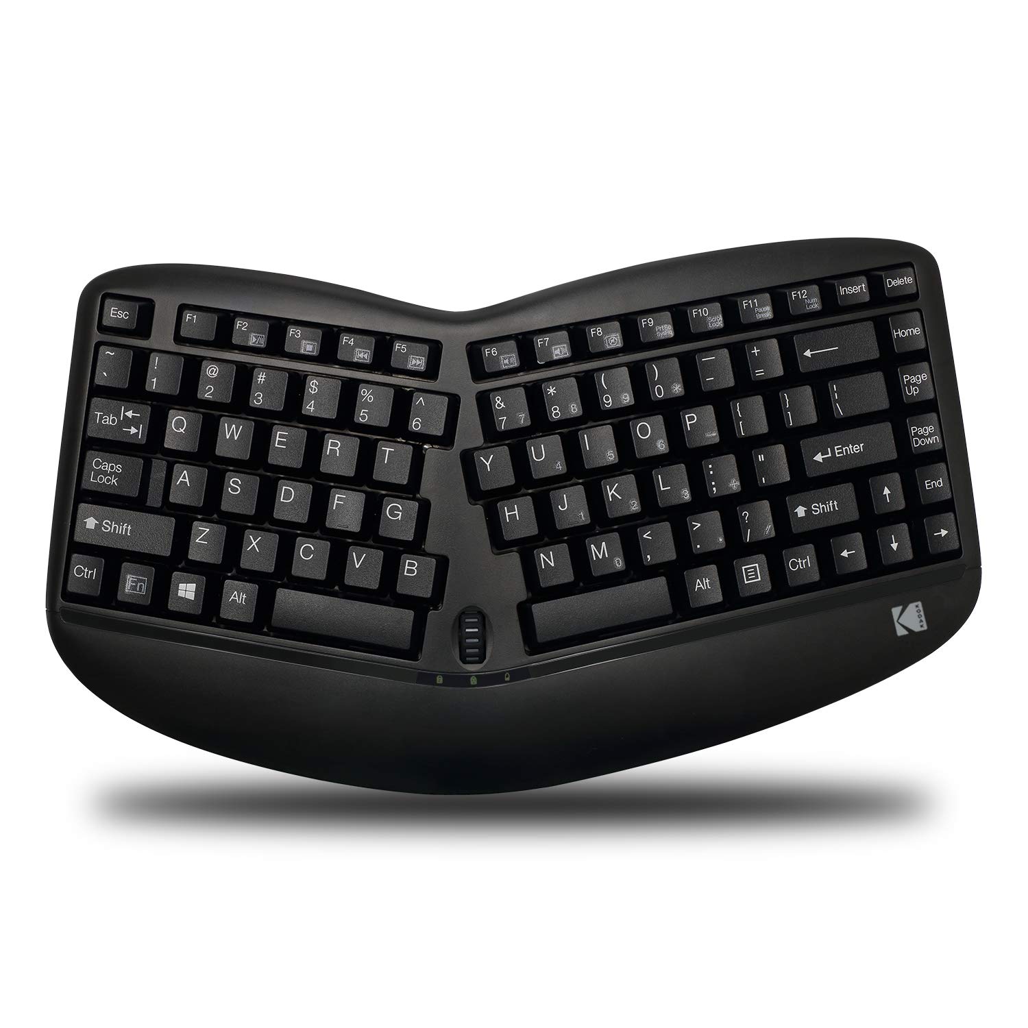 Truform 1150 Wireless Ergonomic Mini Keyboard and Optical Mouse Combo - Compact Design for Comfortable Typing & Precise Cursor Control - Perfect for Office, Home & Travel Use
