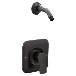 Moen T2812NHBL Matte Black Tub and Shower Faucet Set with Accessories - Modern Bathroom Fixture for Shower, Bathtub, and Spa Relaxation