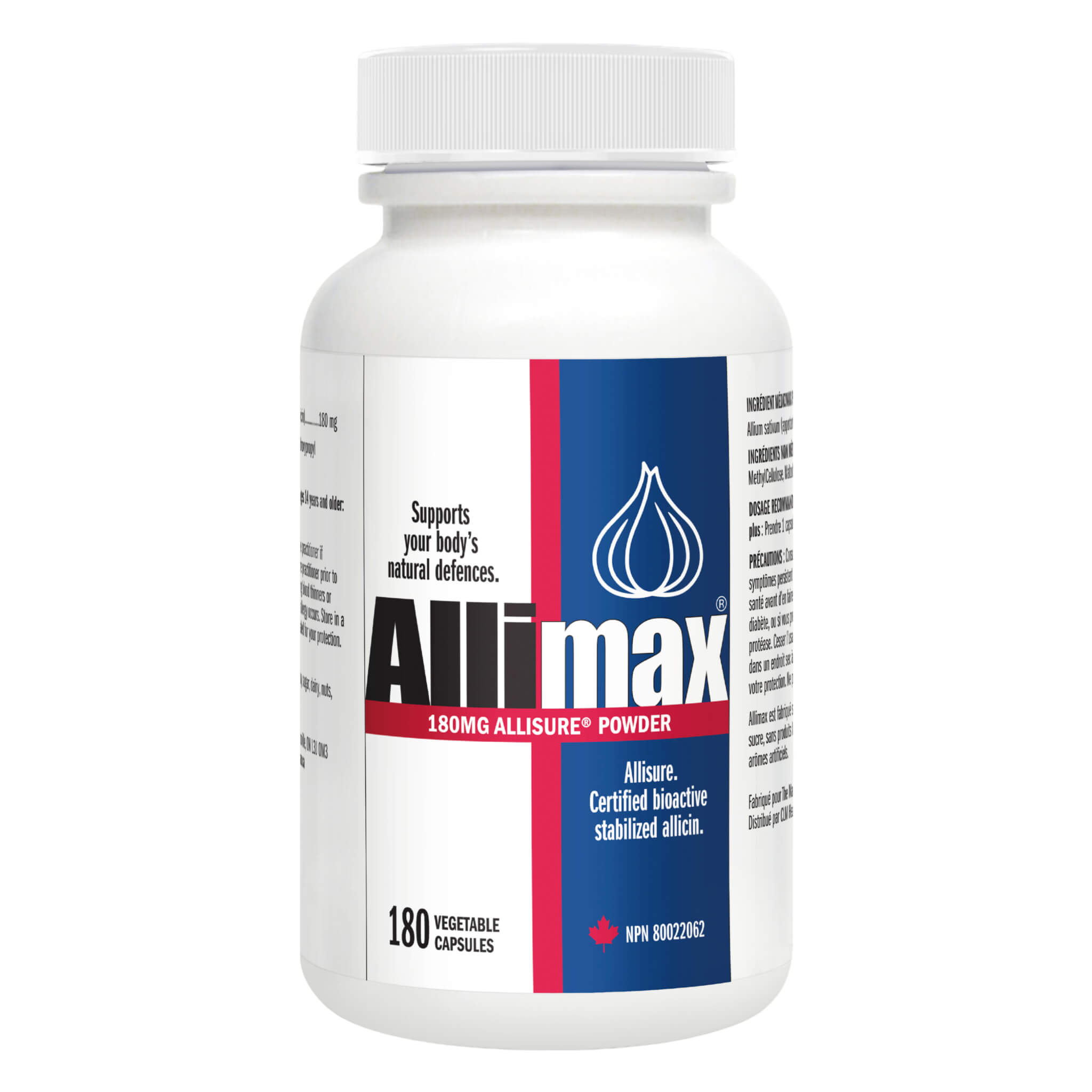 Allisure Powder 180mg | Premium Garlic Extract Supplement for Immune Support | Daily Wellness & Immune Booster for Adults