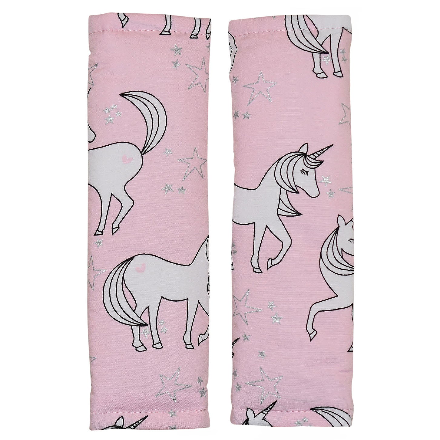 Pink Unicorn Stroller Harness Covers - Soft Baby Pram Safety Straps for Girls | Perfect for Strollers, Car Seats & Shopping Carts