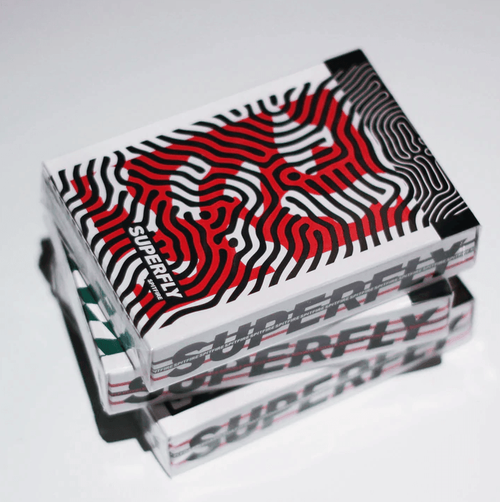 Superfly Spitfire Playing Cards - Premium Red Deck for Poker, Magic Tricks & Card Games | Perfect for Parties, Travel & Collectors