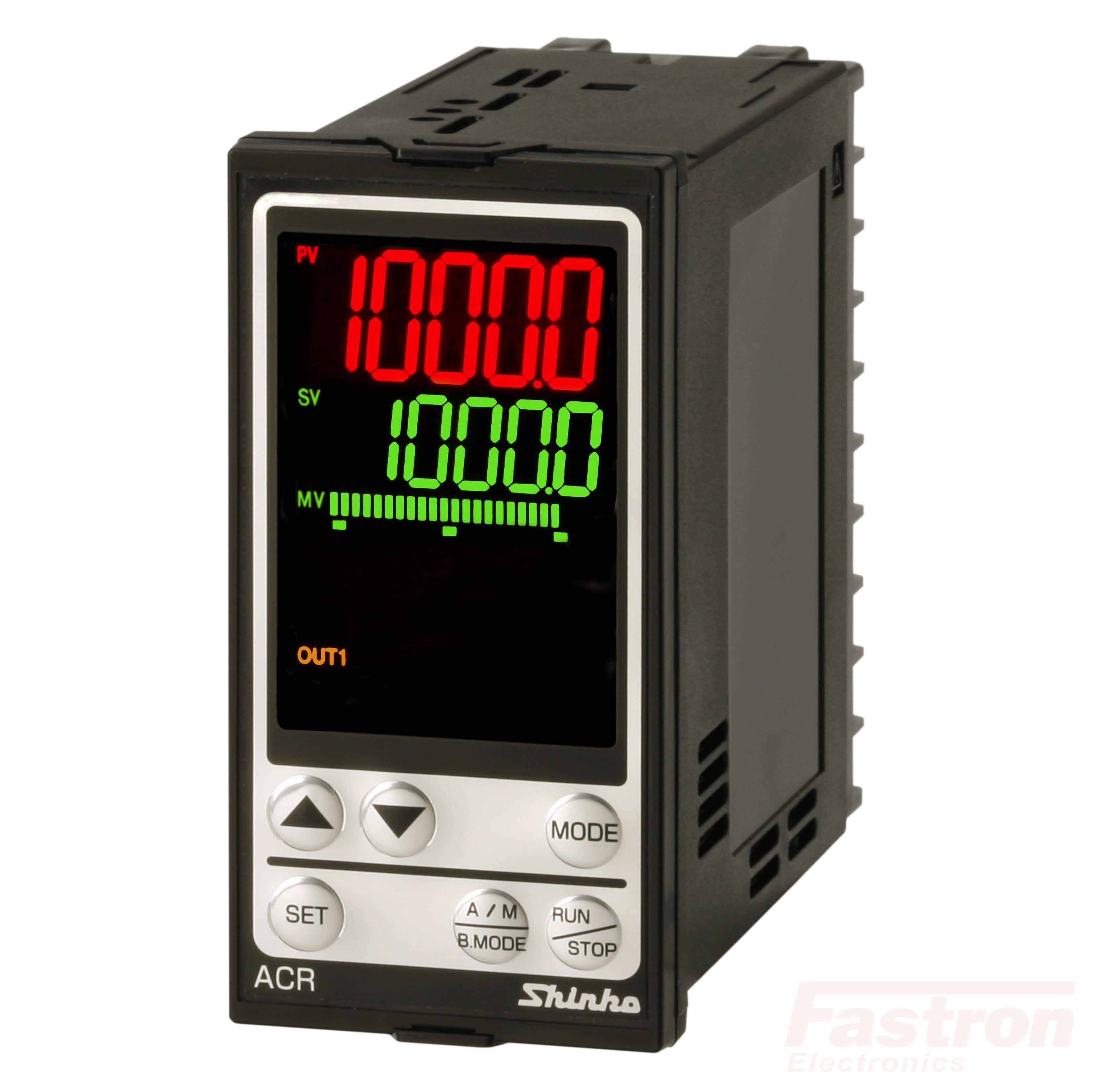 ACR13AR/M EA1 Temperature Controller - 48x96mm, 100-240VAC, Relay Output with External Setting | Industrial Process Control & HVAC Systems