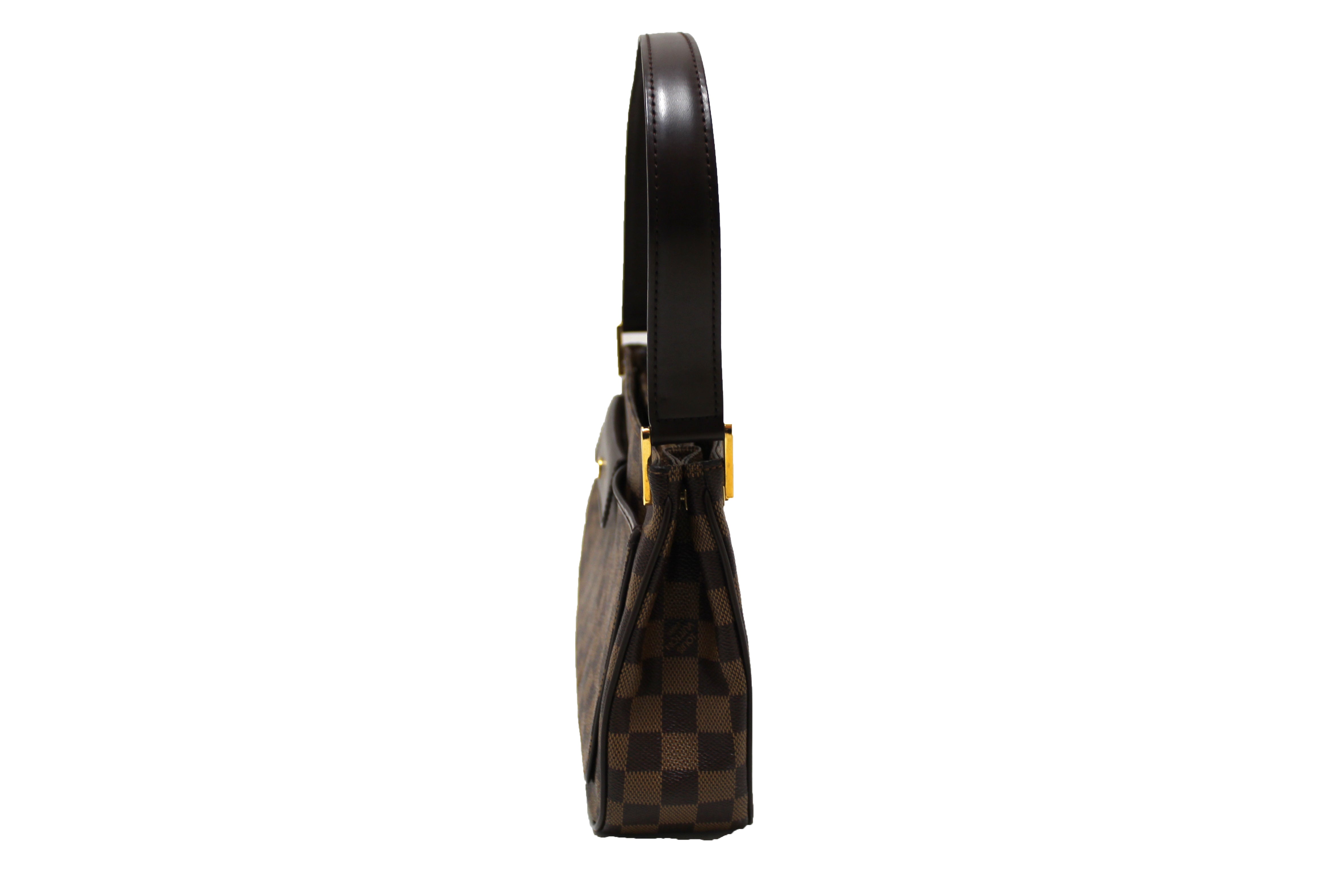 Authentic Louis Vuitton Damier Ebene Aubagne Shoulder Bag for Women | Luxury Designer Crossbody Purse | Perfect for Work, Travel & Evening Events