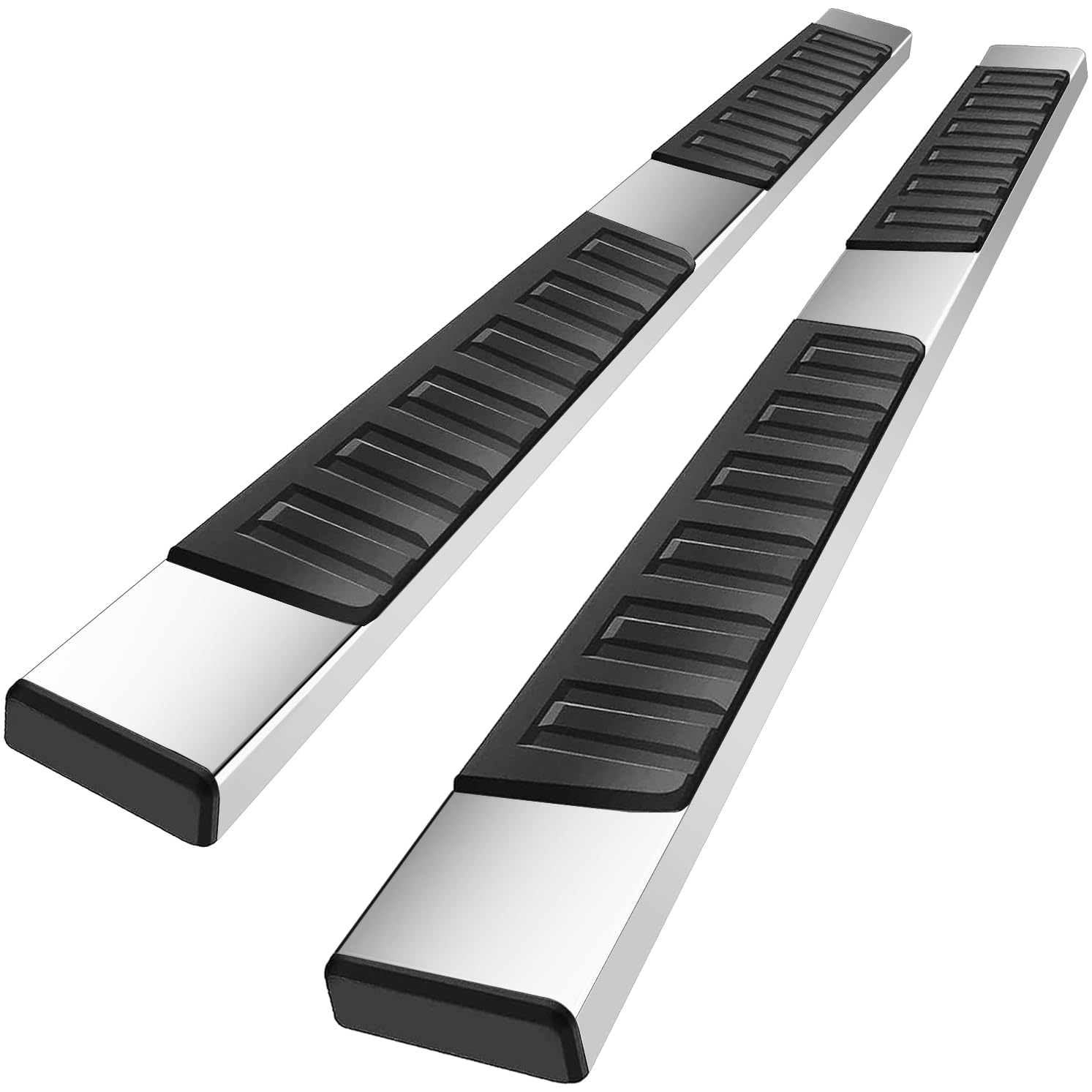 6 Inch Running Boards for Nissan Titan & Titan XD (2004-2025) - Heavy Duty Side Steps & Rock Sliders | Crew Cab Compatible with 4 Full Doors | Perfect for Off-Roading, Truck Access & Outdoor Adventures