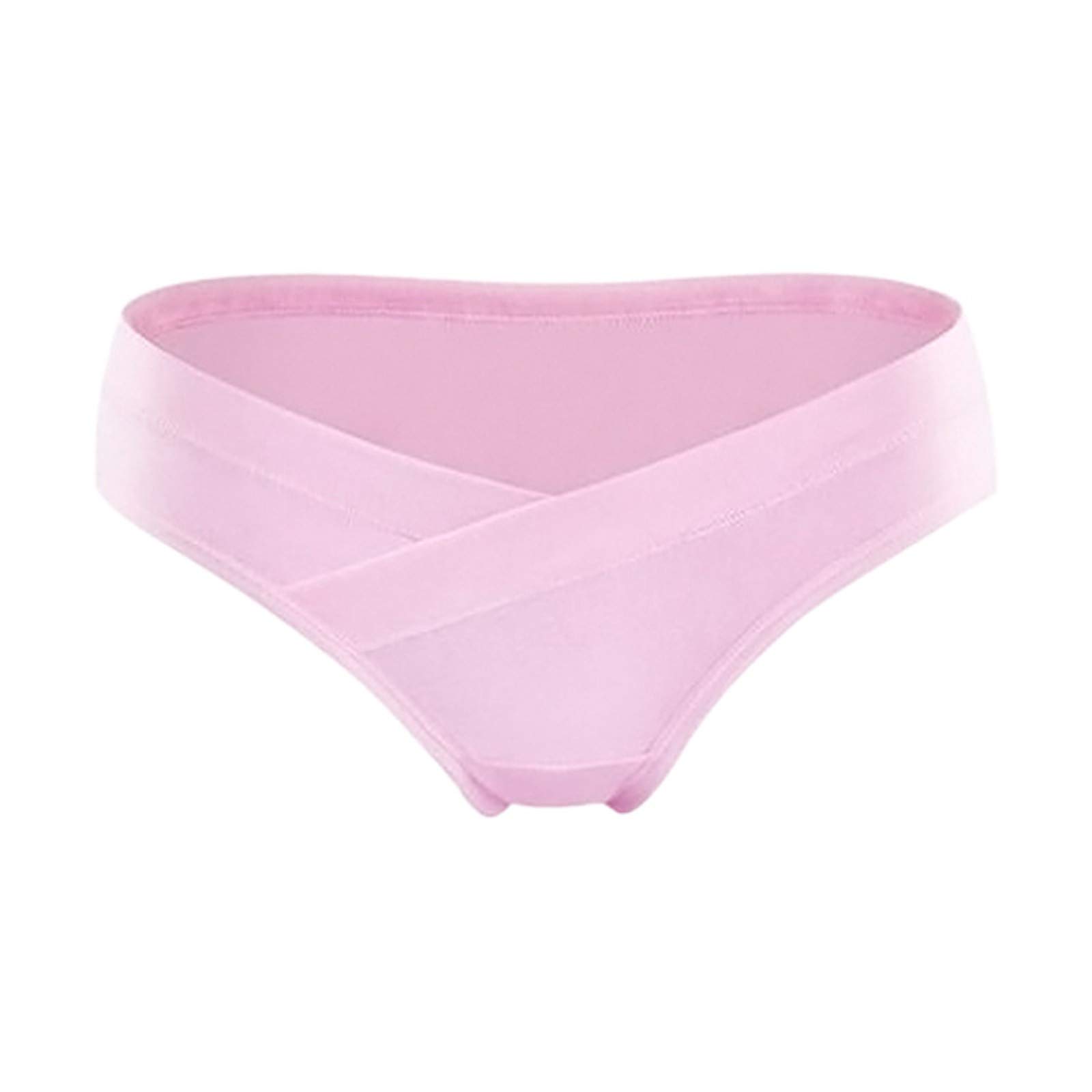 Women's Cotton Maternity Underwear - Low Rise V-Shaped Pregnancy & Postpartum Panties | Comfortable Breathable Postnatal Knickers for Expecting & New Moms