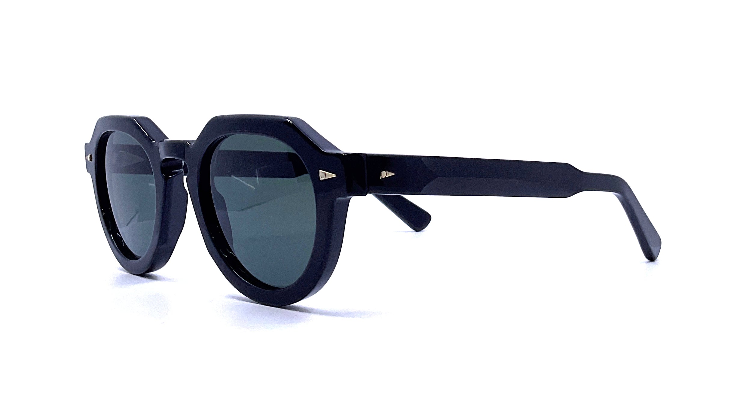 Ahlem Grenelle Sunglasses - Black Aviator Style for Women & Men - Perfect for Outdoor Activities, Travel & Fashion Accessories