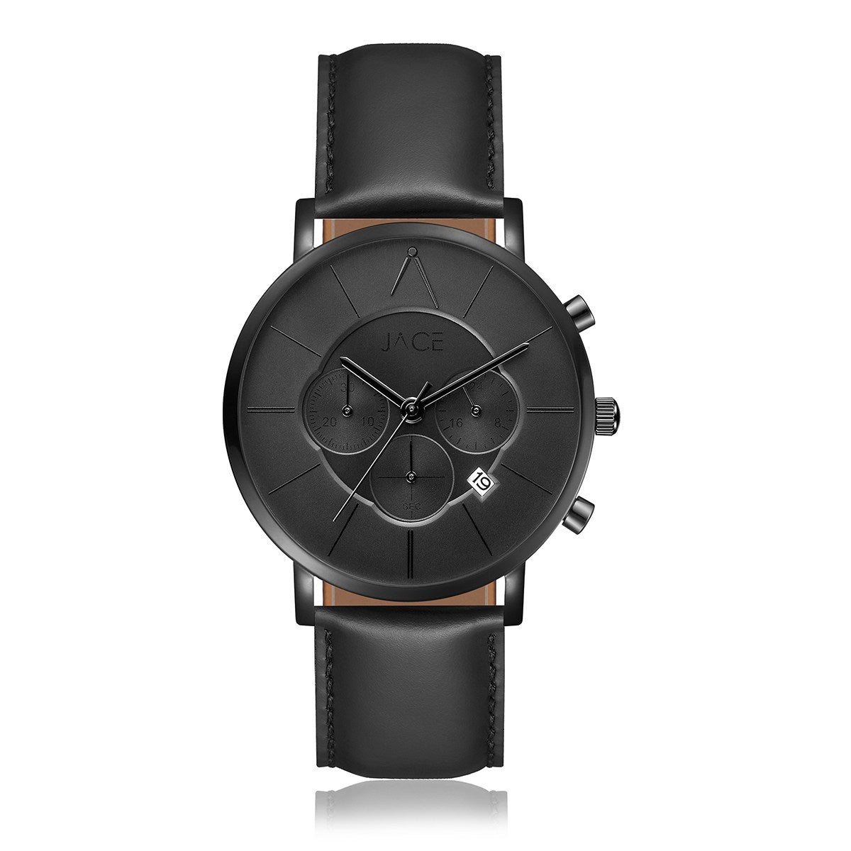 SEOUL Men's Chronograph Leather Band Watch - Waterproof, Stainless Steel Case - Perfect for Business, Casual & Outdoor Activities