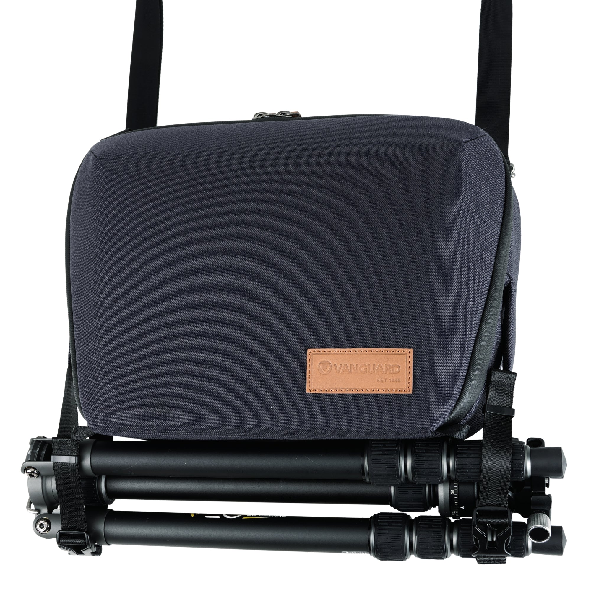 VEO City CB29 NV Crossbody Camera Bag for Women & Men - Waterproof Anti-Theft Travel Shoulder Bag - Navy Blue - Perfect for Photography, Travel & Everyday Use