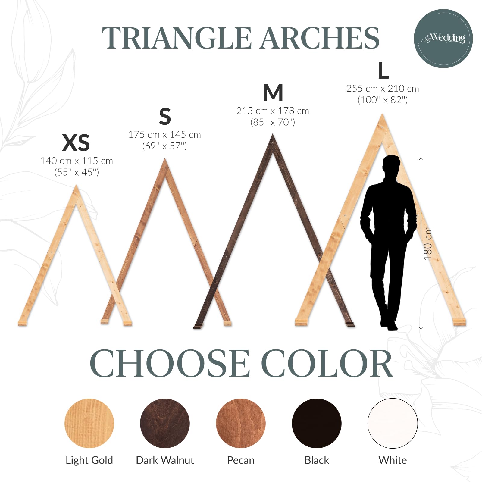 Boho Wedding Arch - Rustic Wooden Arbor for Ceremony & Anniversary Decor - Natural Geometric Backdrop Stand with Triangle Frame - Perfect for Outdoor Weddings, Garden Parties & Boho-Themed Events