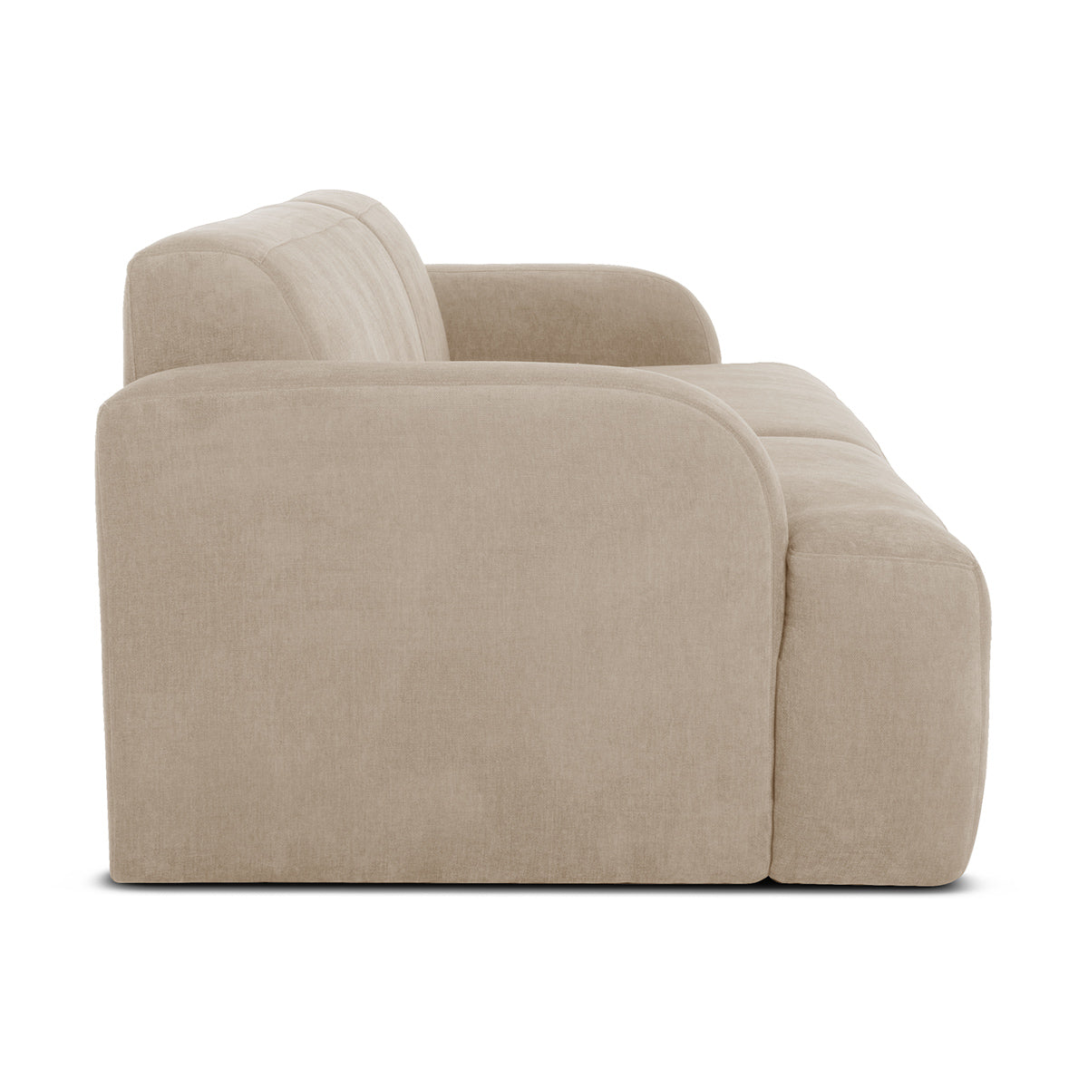Brooklyn 3-Seater Sofa - Modern Fabric Couch for Living Room, Lounge & Family Room - Comfortable Sectional Sofa for Home Decor