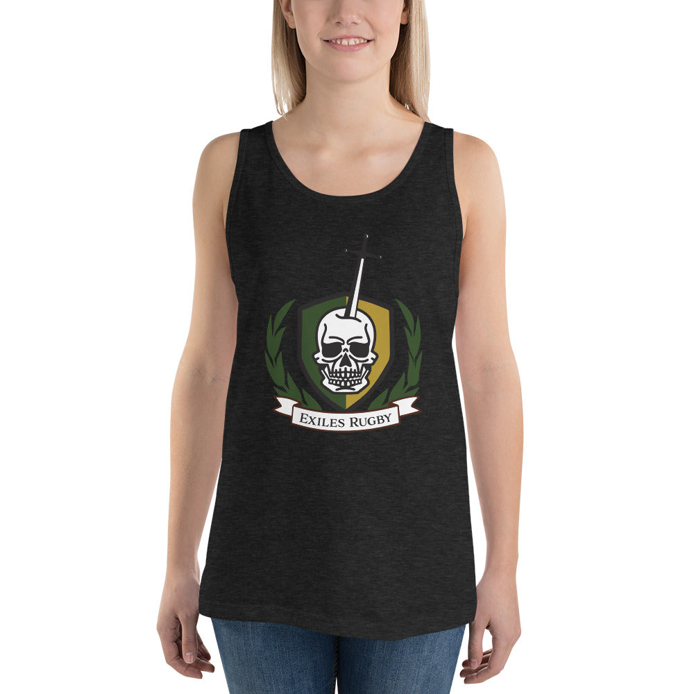 Exiles RFC Triblend Tank Top for Men - Moisture Wicking Athletic Shirt - Gym, Running & Workout Performance Top
