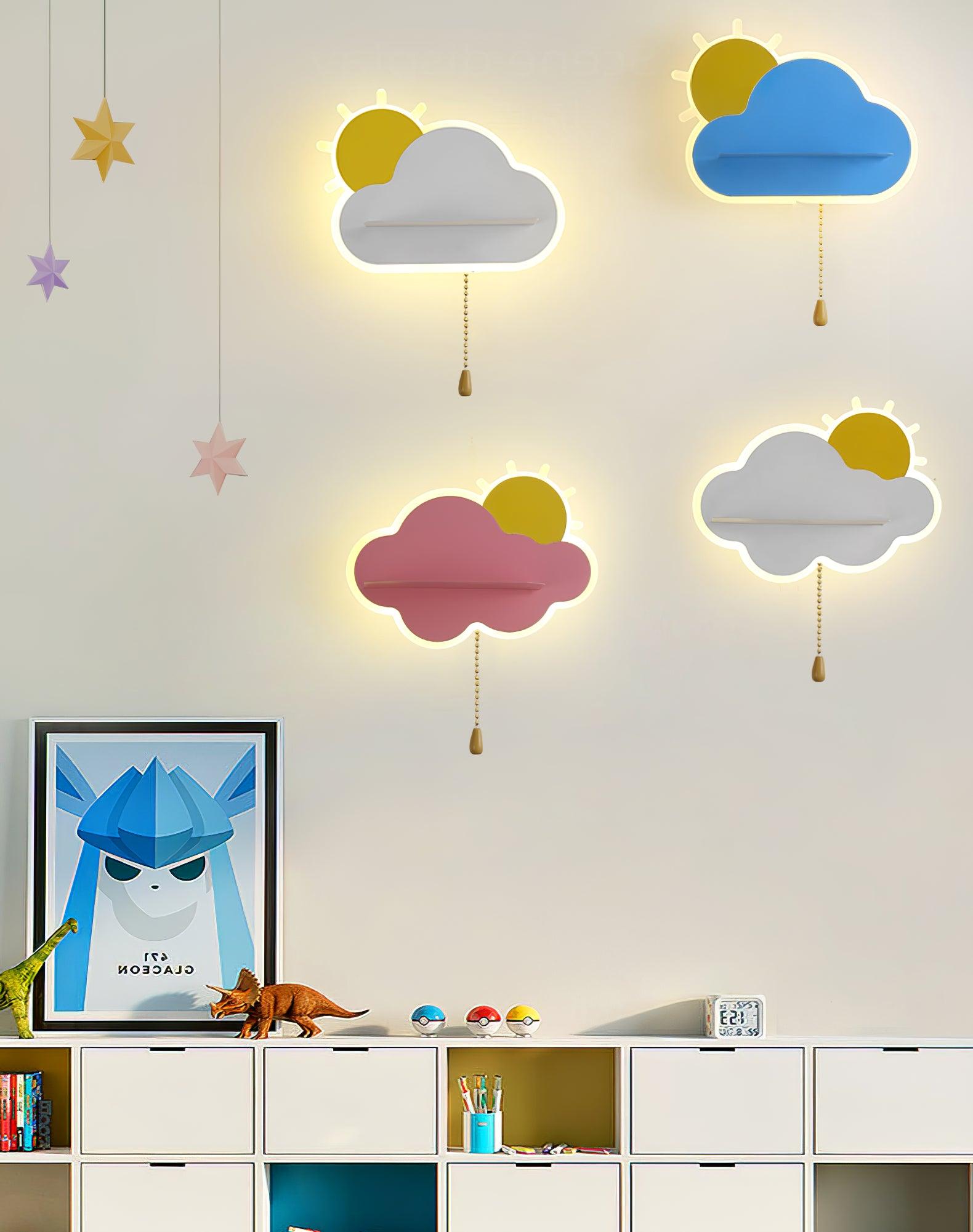 Cloud-Shaped Night Light for Kids - Soft LED Nursery Wall Lamp for Bedroom, Perfect for Baby Room Decor & Nighttime Comfort