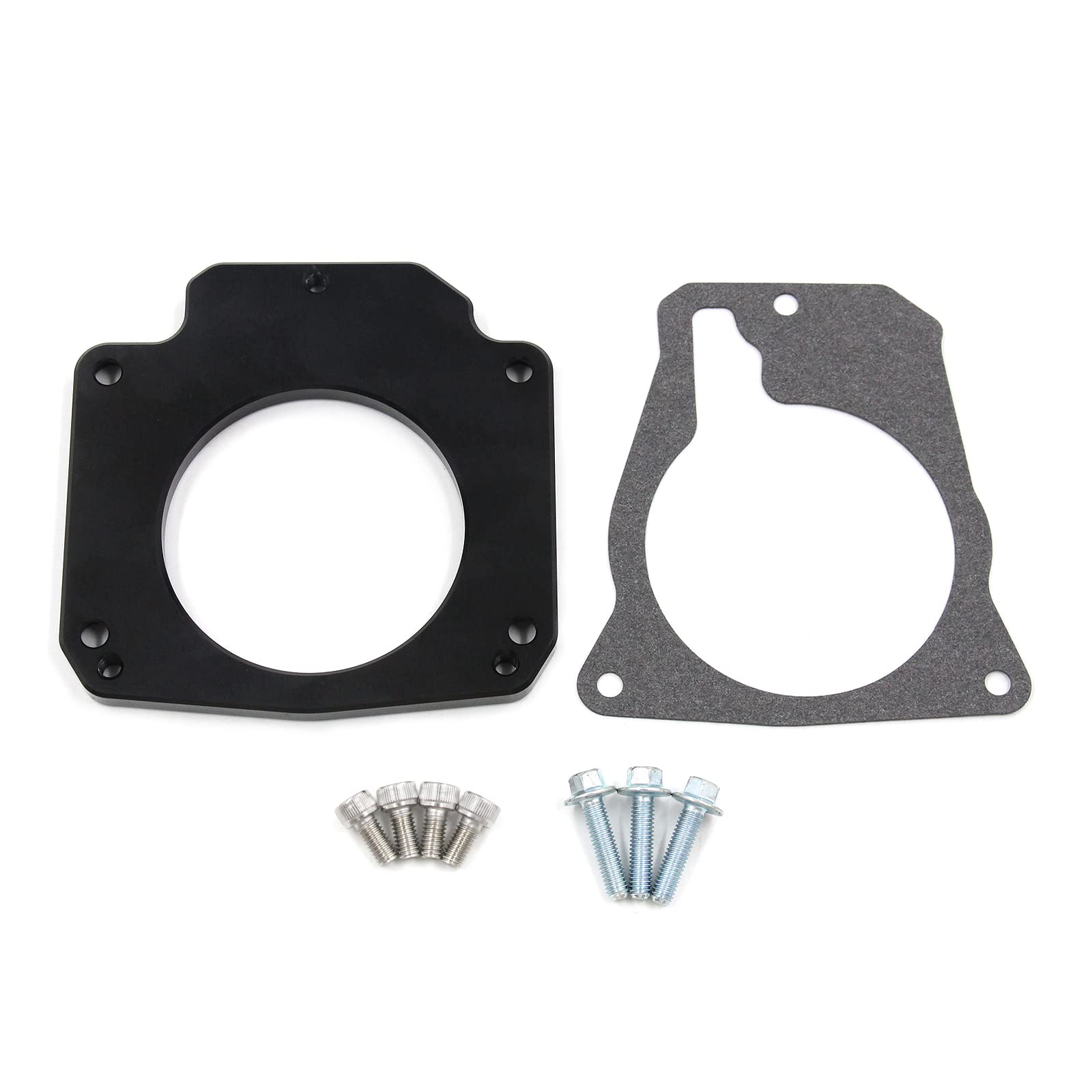 LS Throttle Body Adapter - 3 Bolt to 4 Bolt Conversion Kit for LS Engines - Compatible with LS1 LS2 LS6 - Upgrade Your Intake System for Better Performance