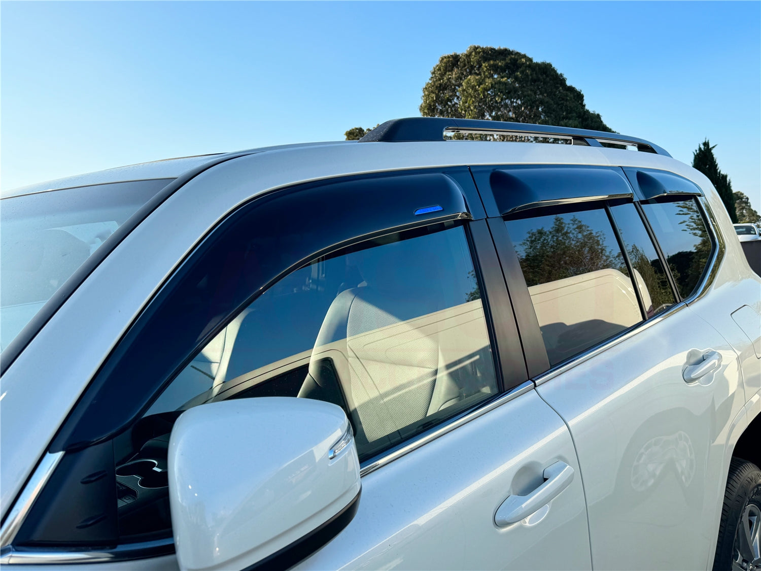 Toyota Land Cruiser 300 Series 2021+ Wide Weather Shields | Durable Car Window Rain Guards | Perfect for Off-Roading & All-Weather Protection