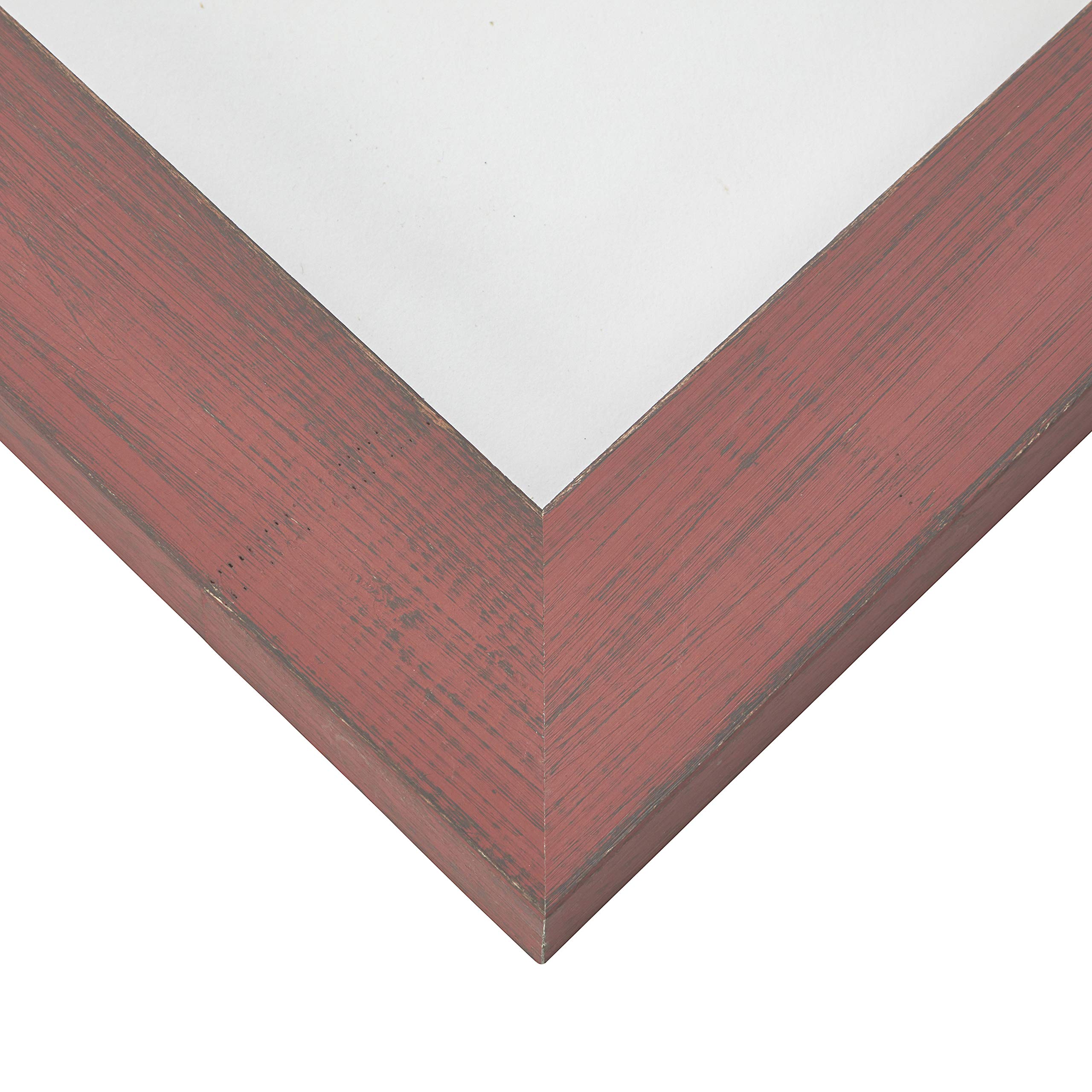 Craig Frames Jasper Picture Frame 18x26 Inch - Country Weathered Red Wood Photo Frame for Wall Display - Perfect for Living Room, Bedroom & Office Decor